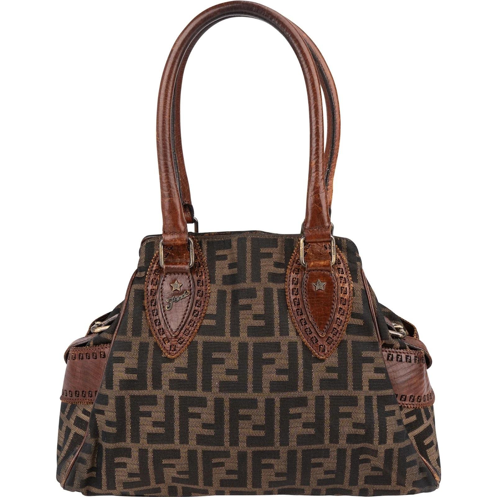 FF leather handbag