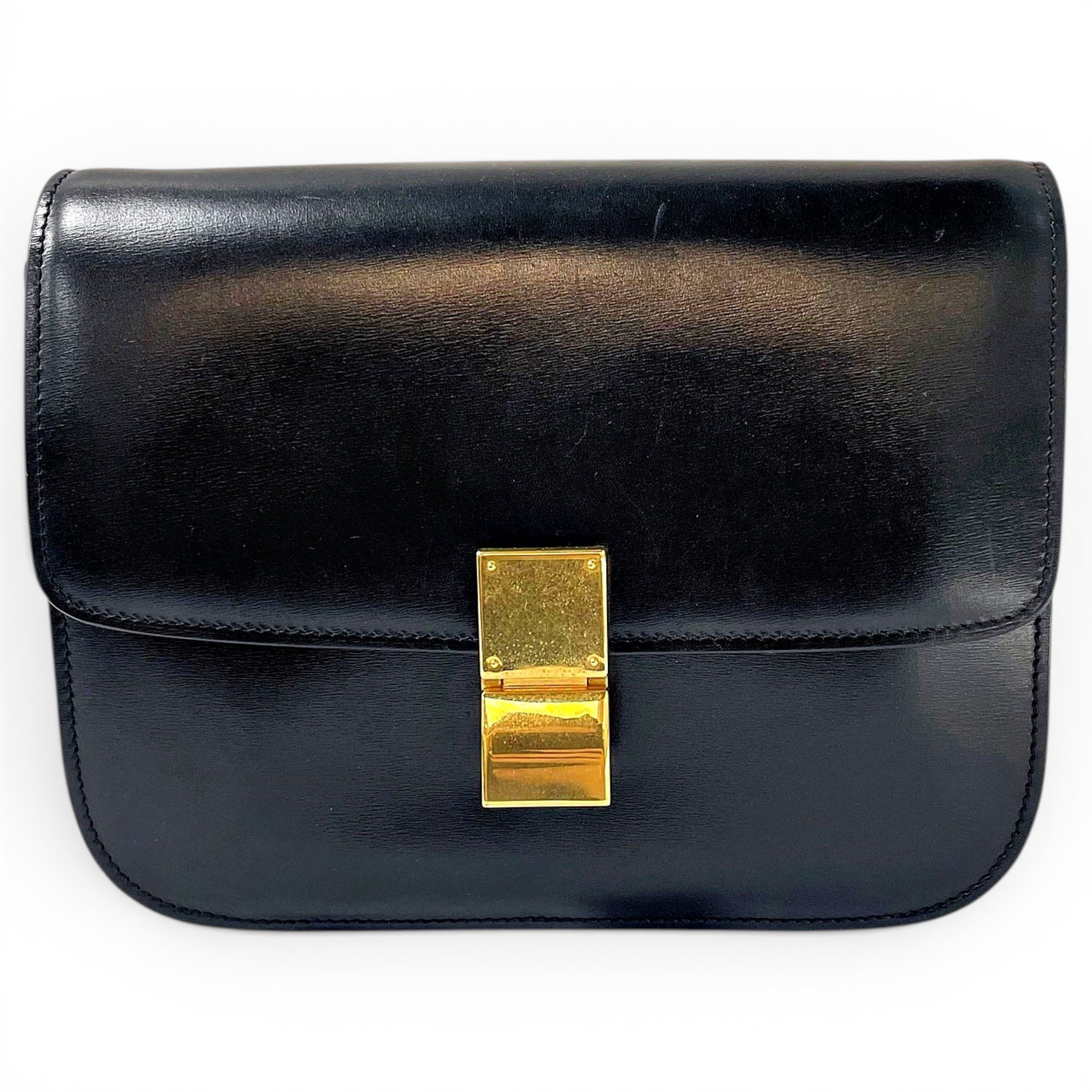 Classic leather handbag