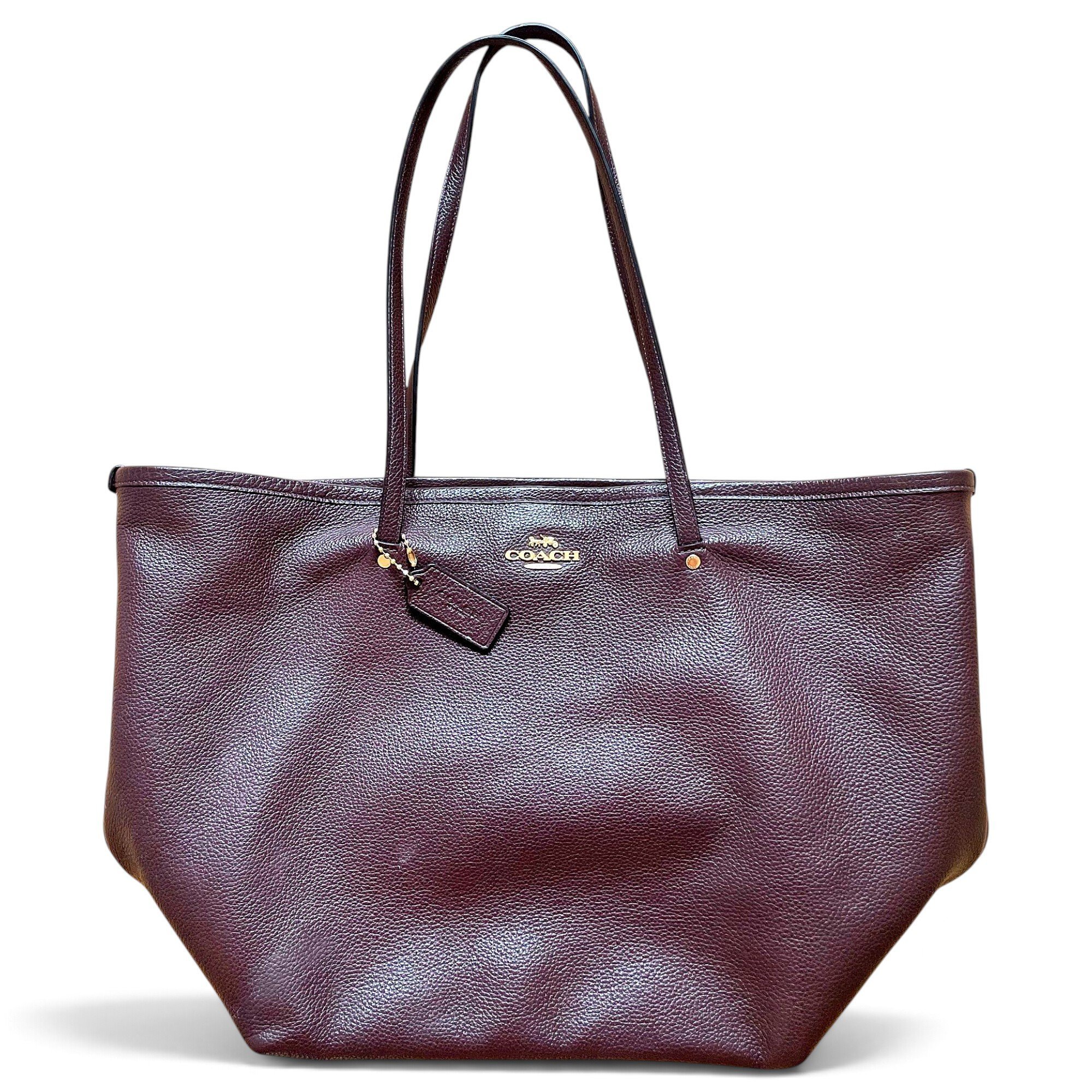 Leather tote