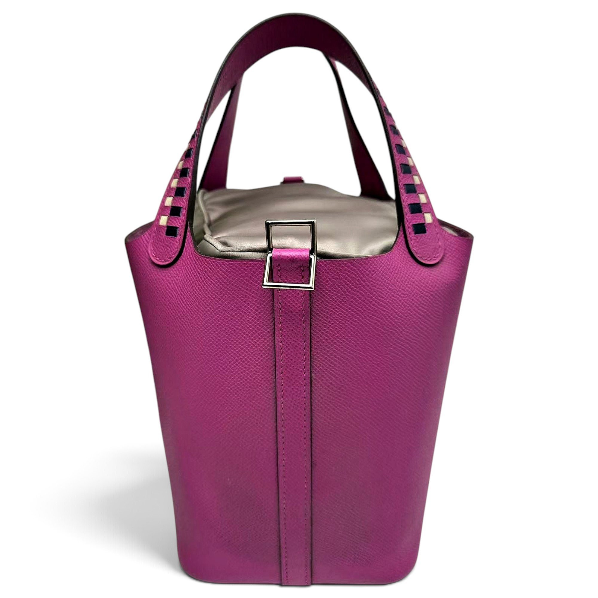 Picotin leather handbag
