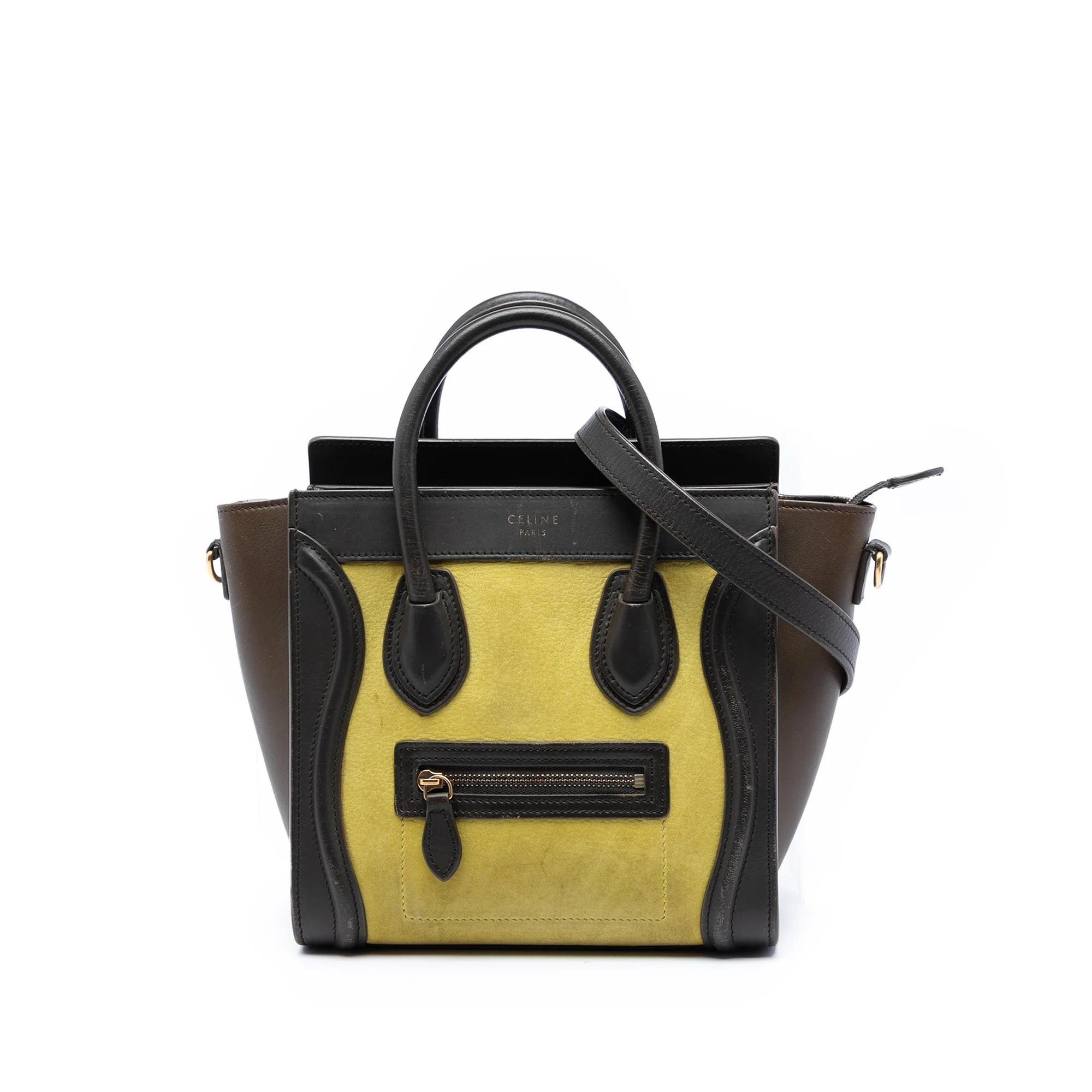 Luggage leather handbag
