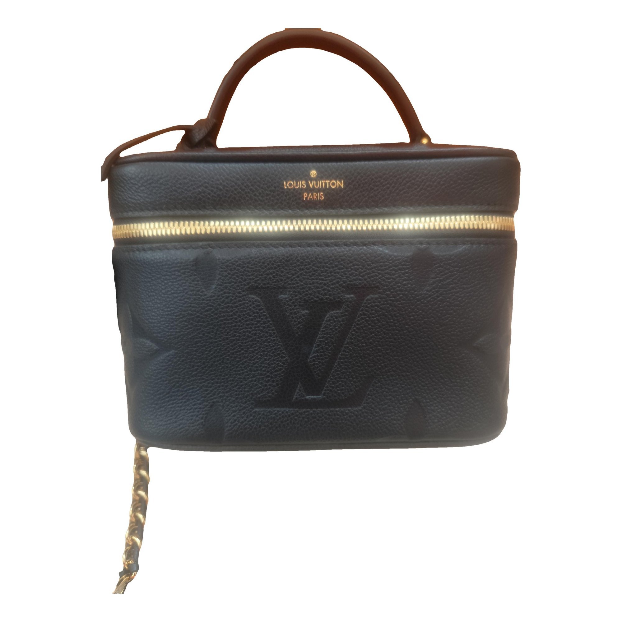 Vanity leather handbag