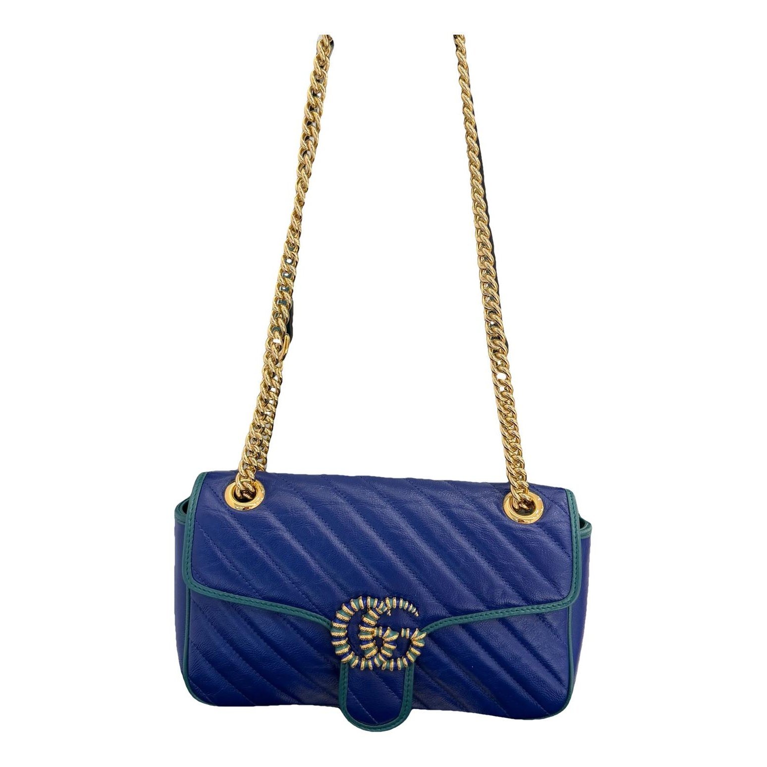 GG Marmont Flap leather handbag