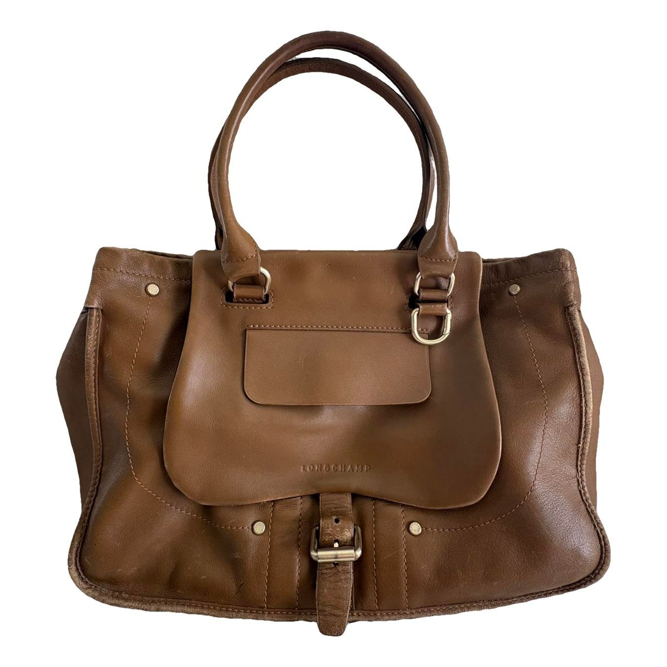 La Voyageuse leather handbag