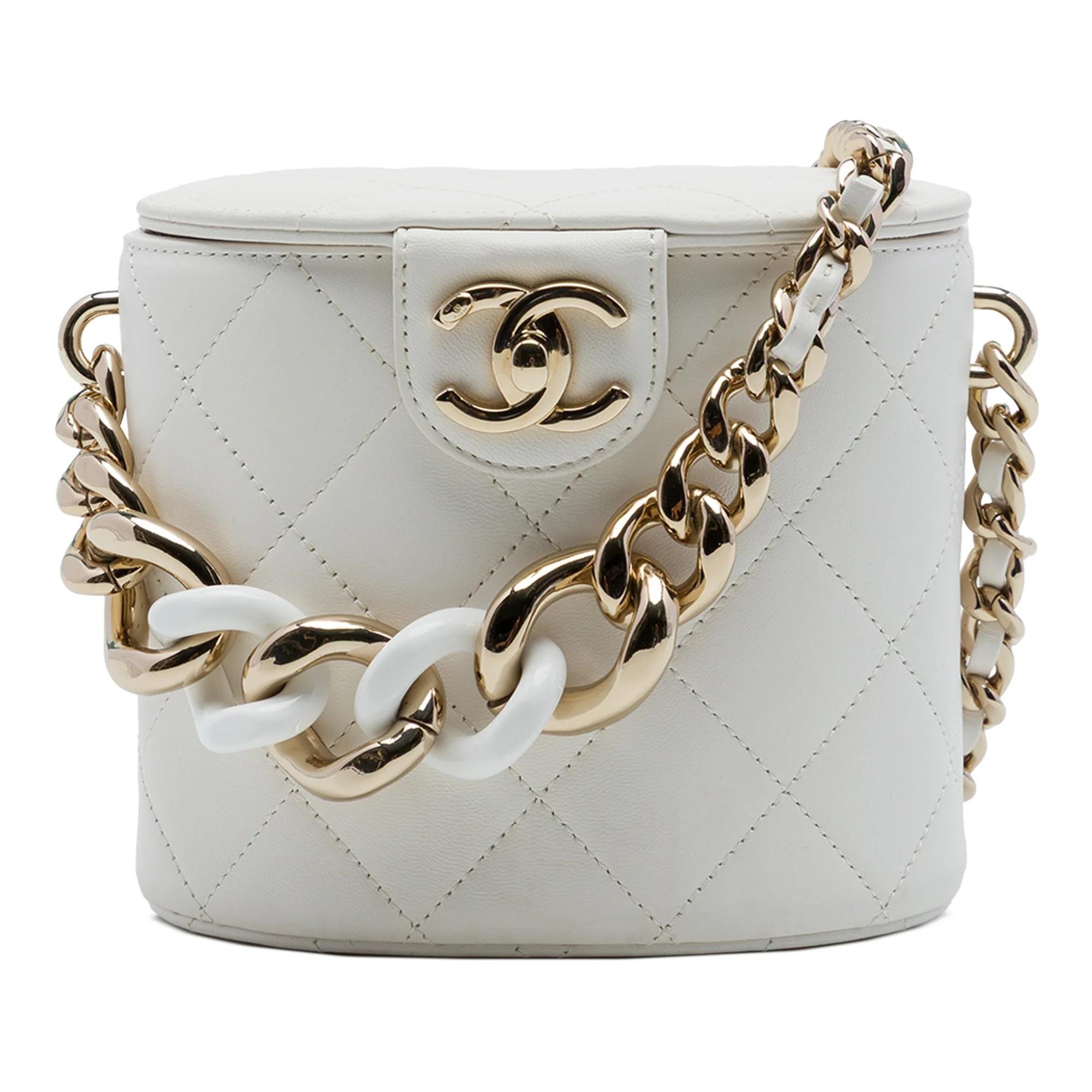 Vanity leather crossbody bag