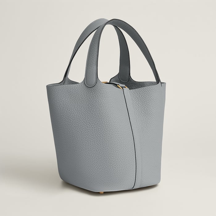 Gris Pantin Picotin Lock 22 Bag
