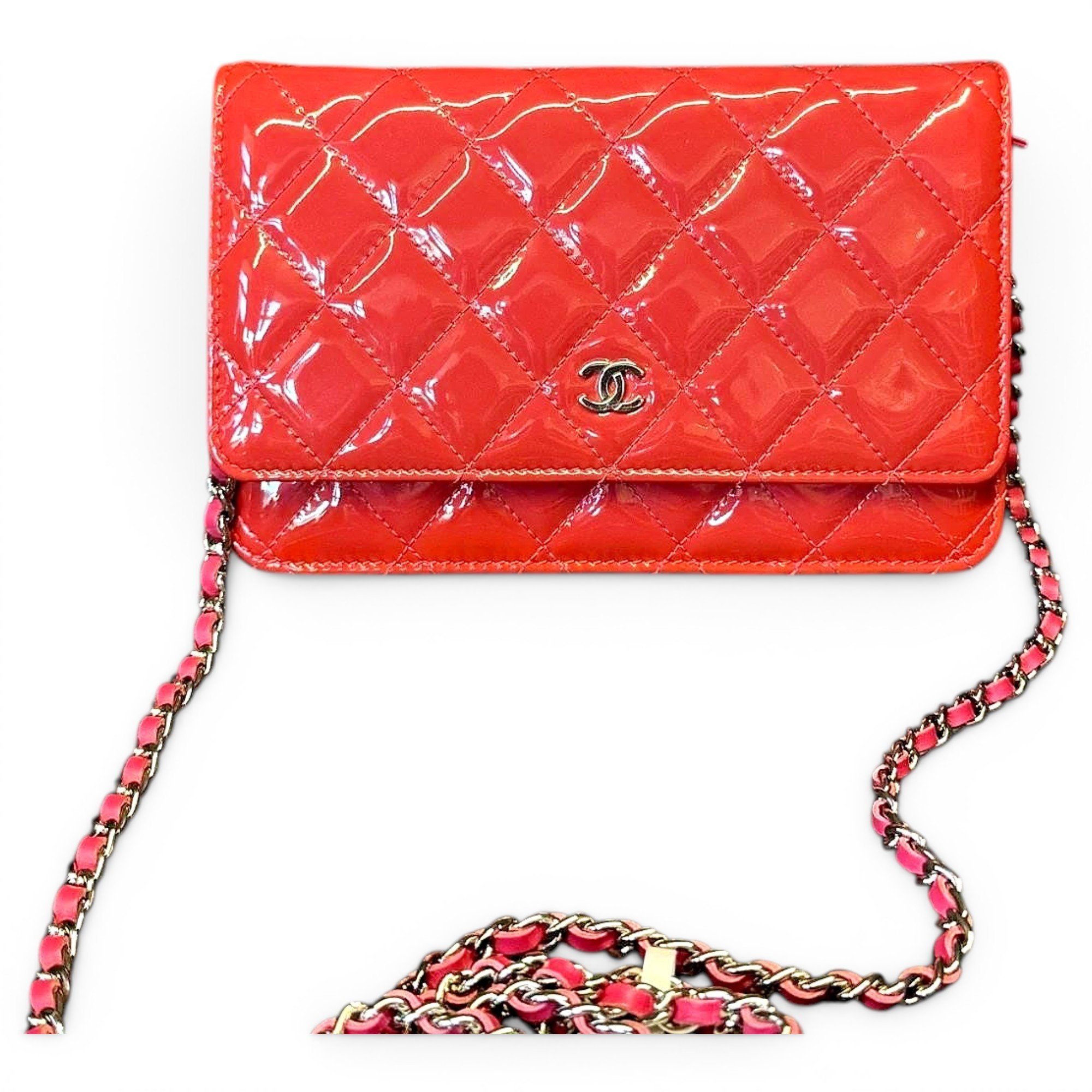 Patent leather mini bag