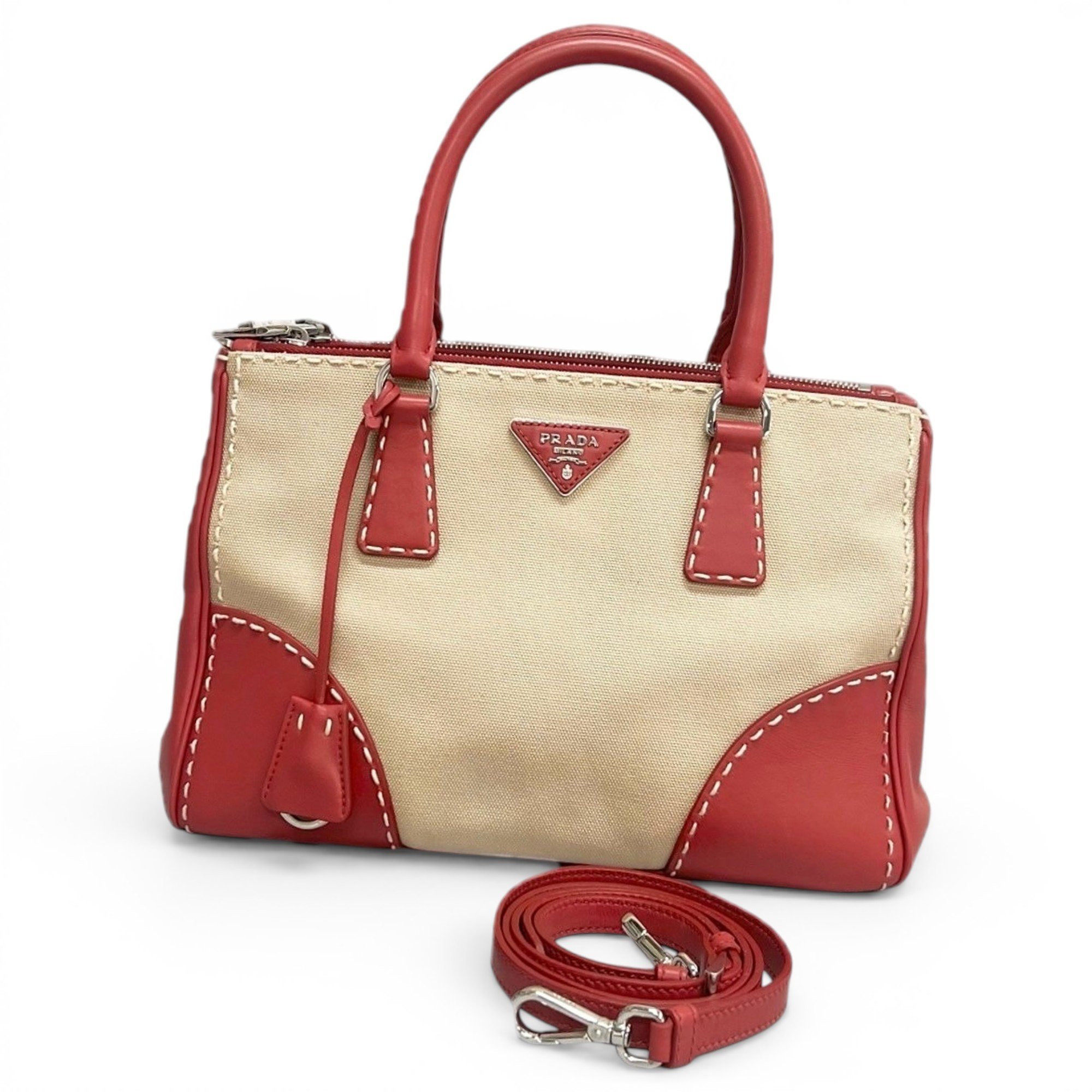 Galleria leather handbag
