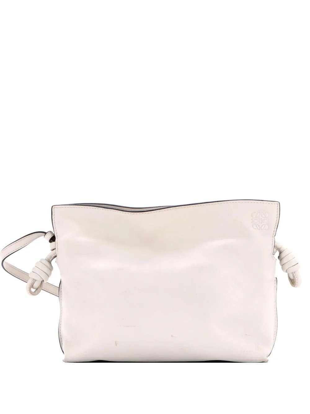 Flamenco Knot Clutch Leather Mini crossbody bag