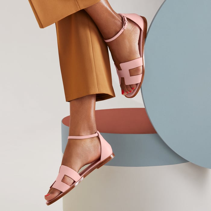 Rose Pâle Santorini Sandal
