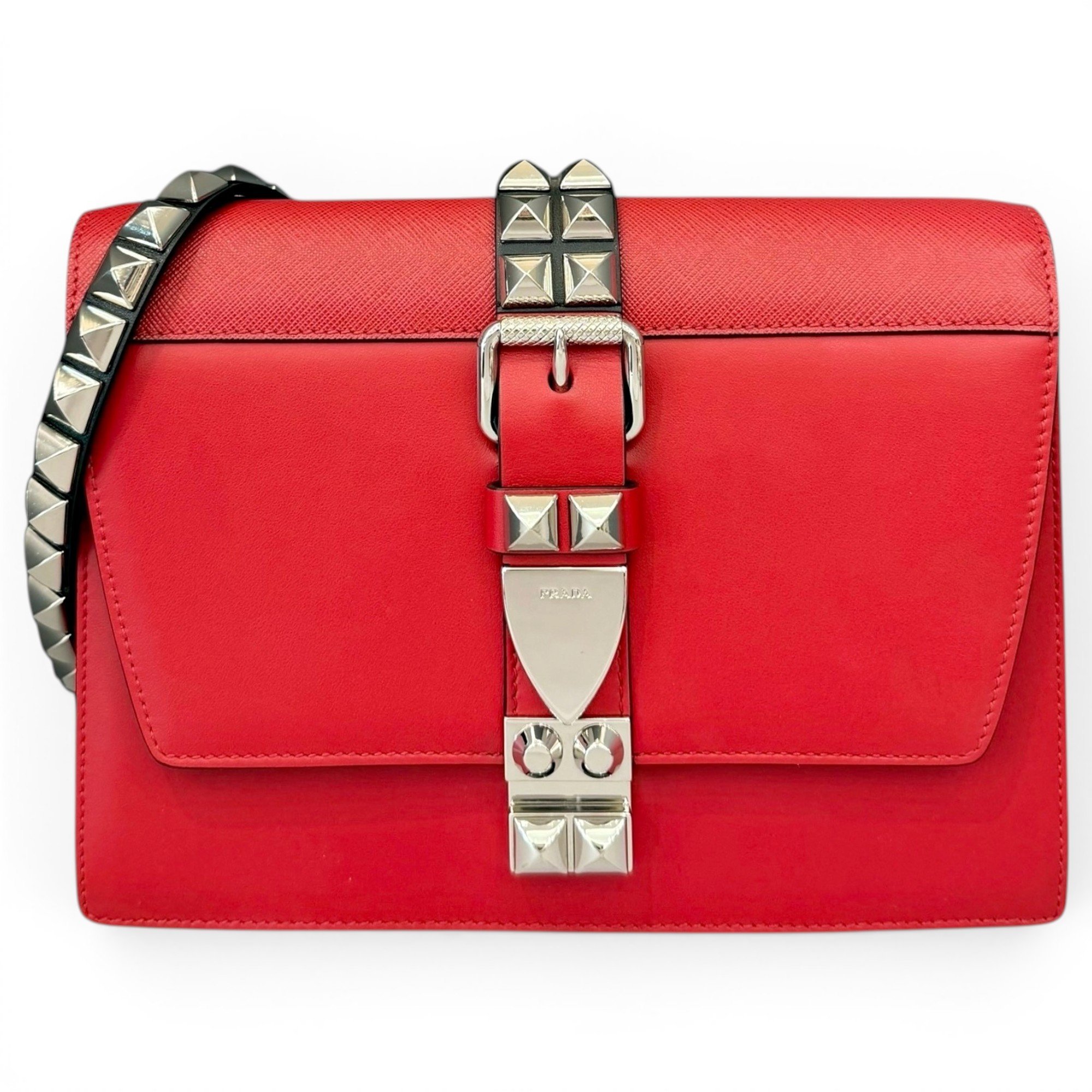 Prada Pony-style calfskin handbag