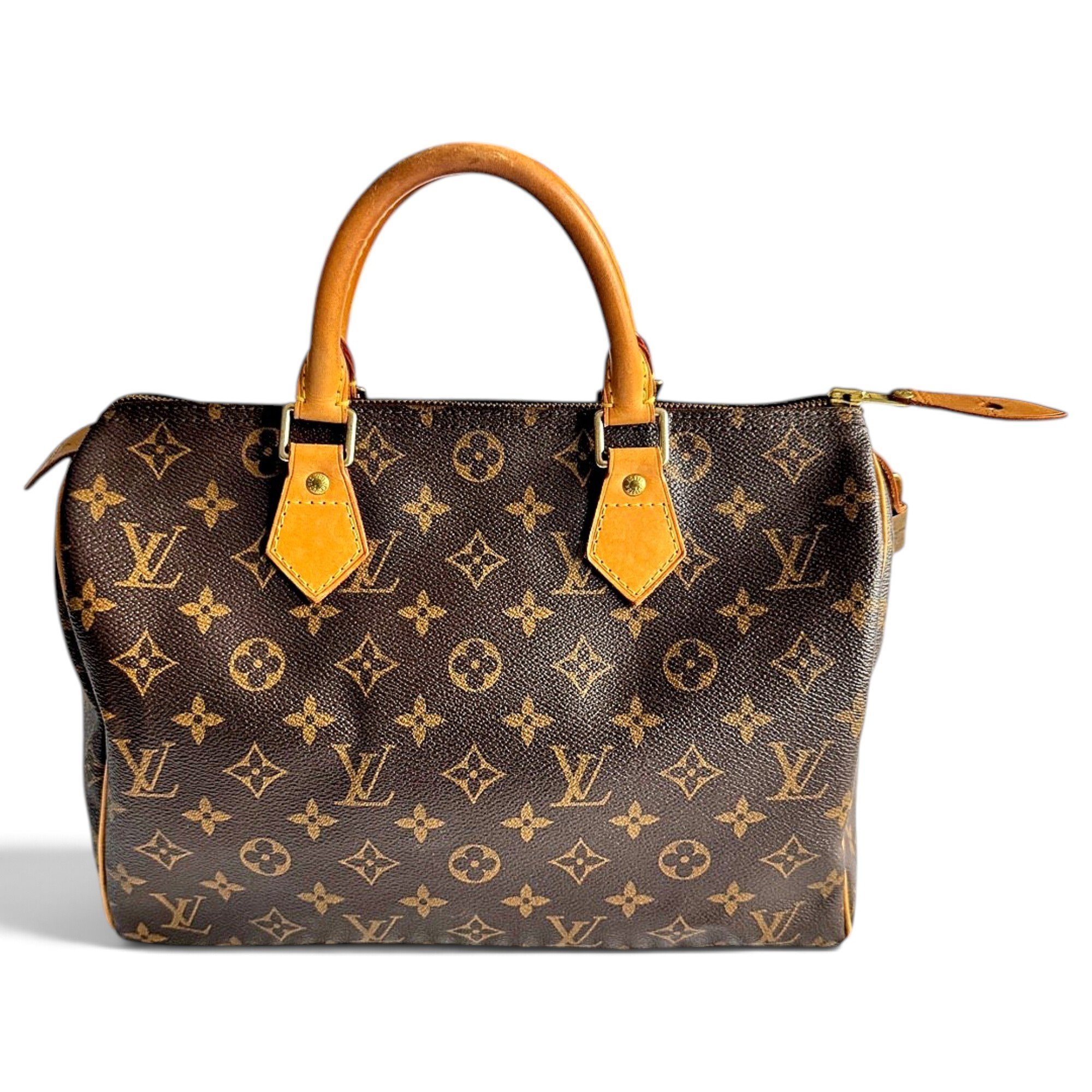 Speedy leather bag