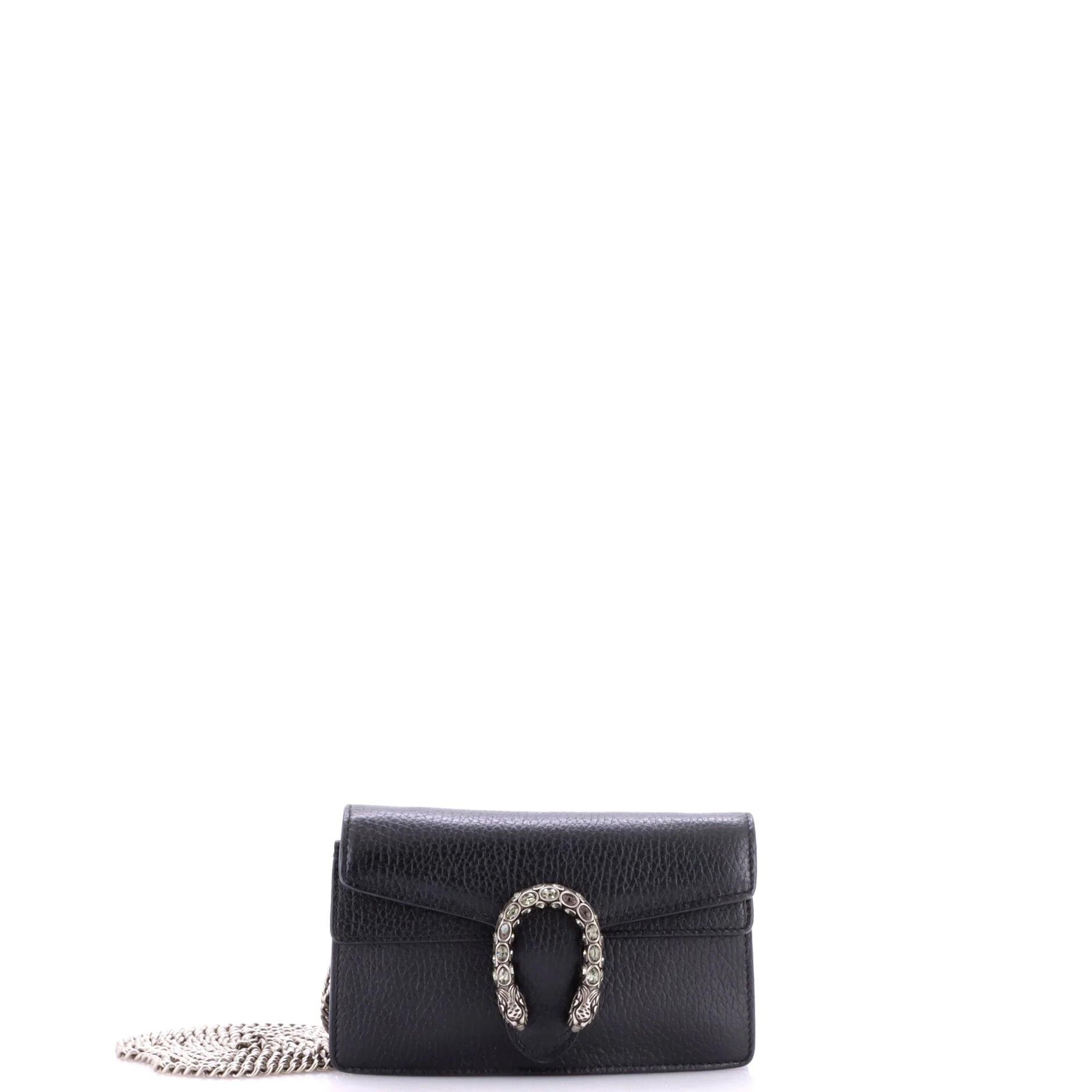 Leather clutch bag