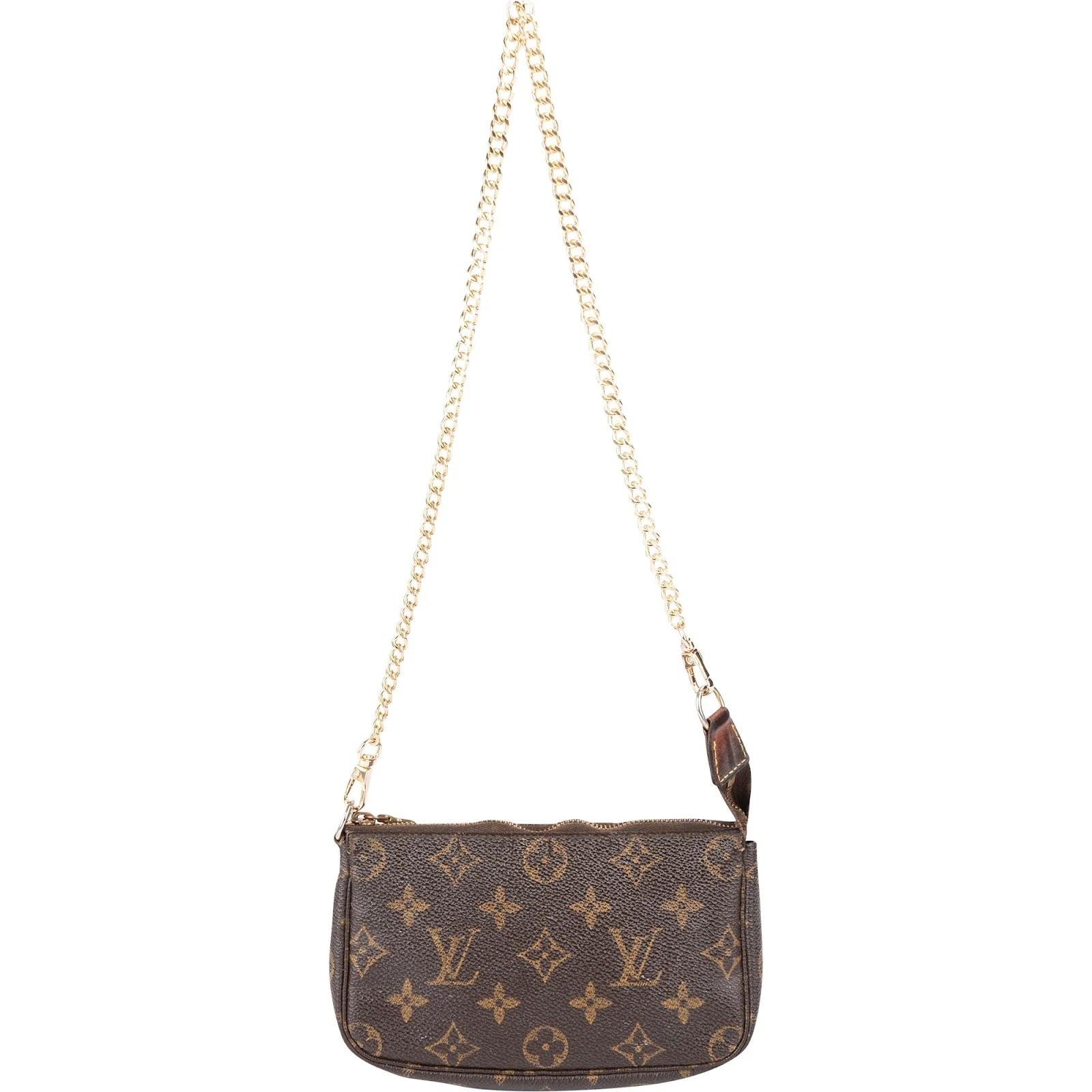 Pochette Accessoire leather handbag