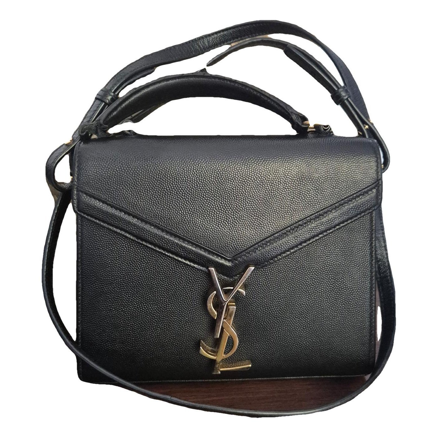 Saint Laurent Cassandra Top Handle leather crossbody bag