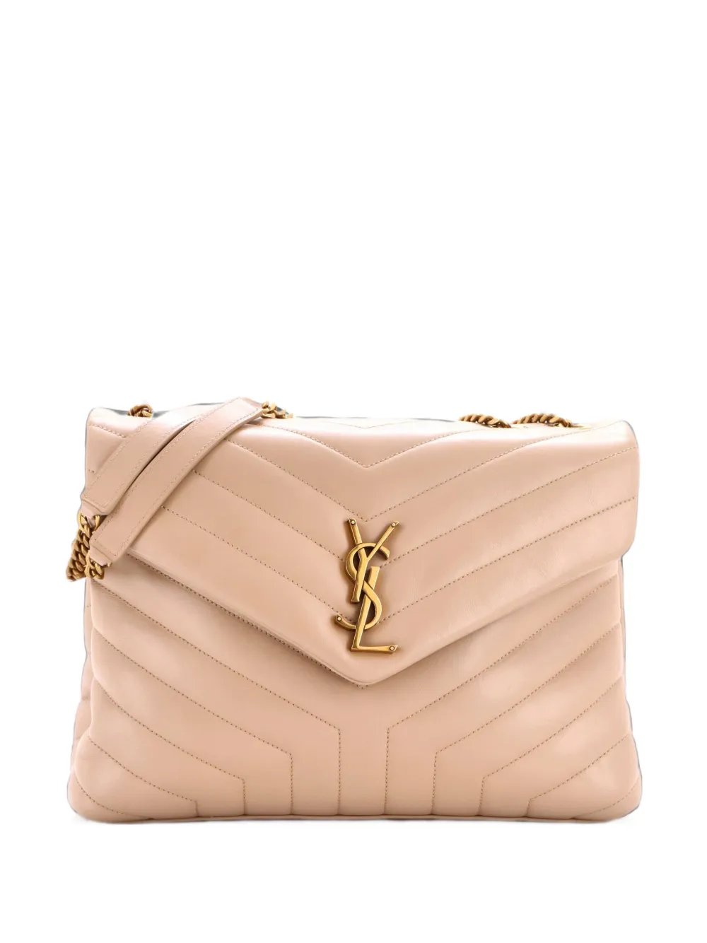 Loulou Matelasse Chevron Leather Medium shoulder bag