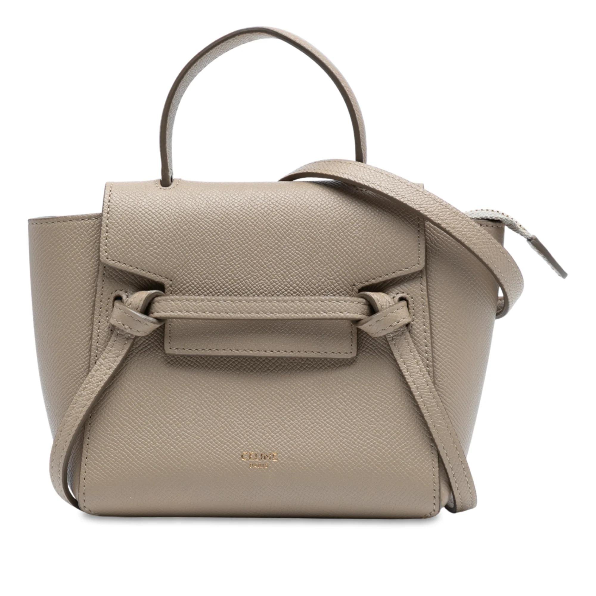 Belt leather handbag