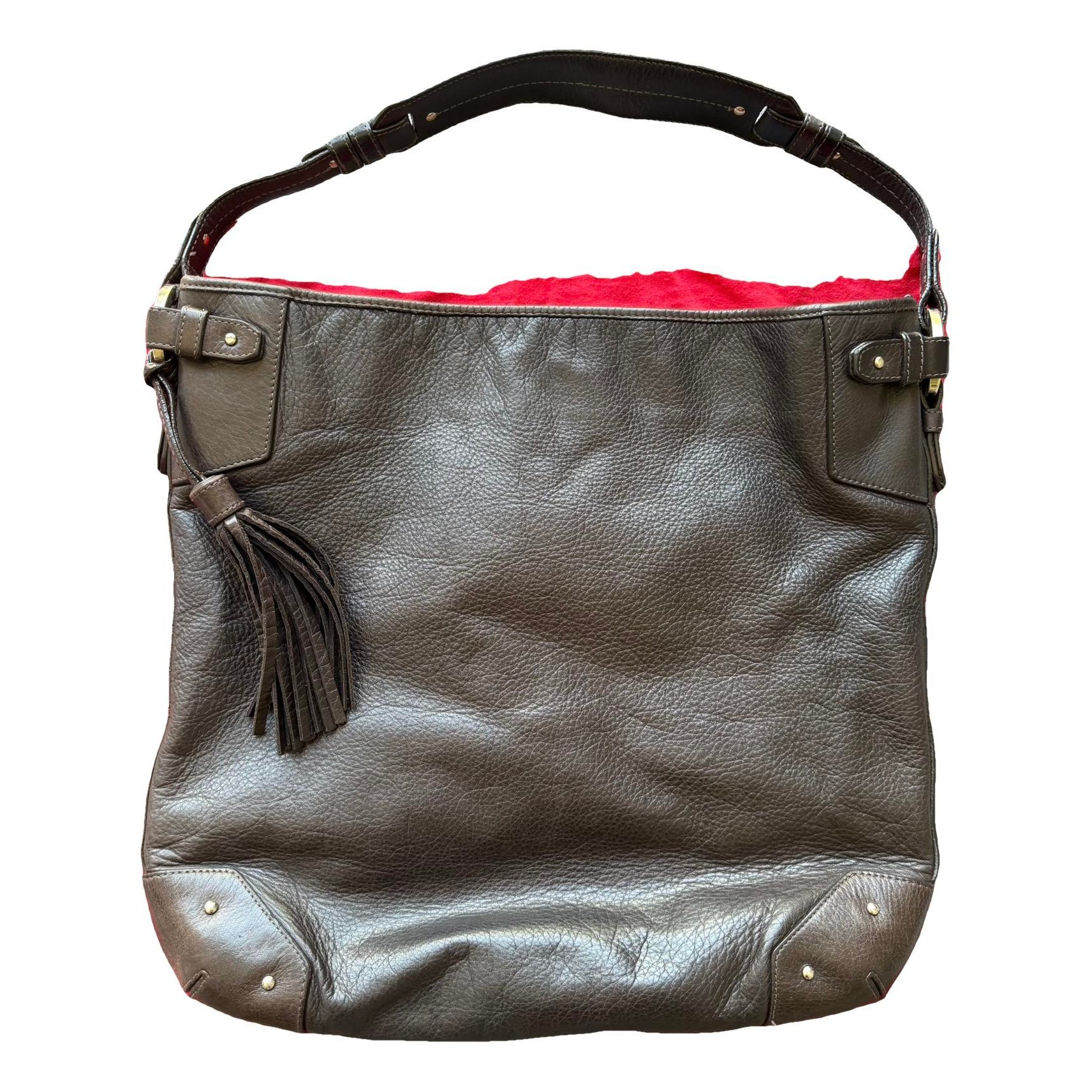 Leather handbag