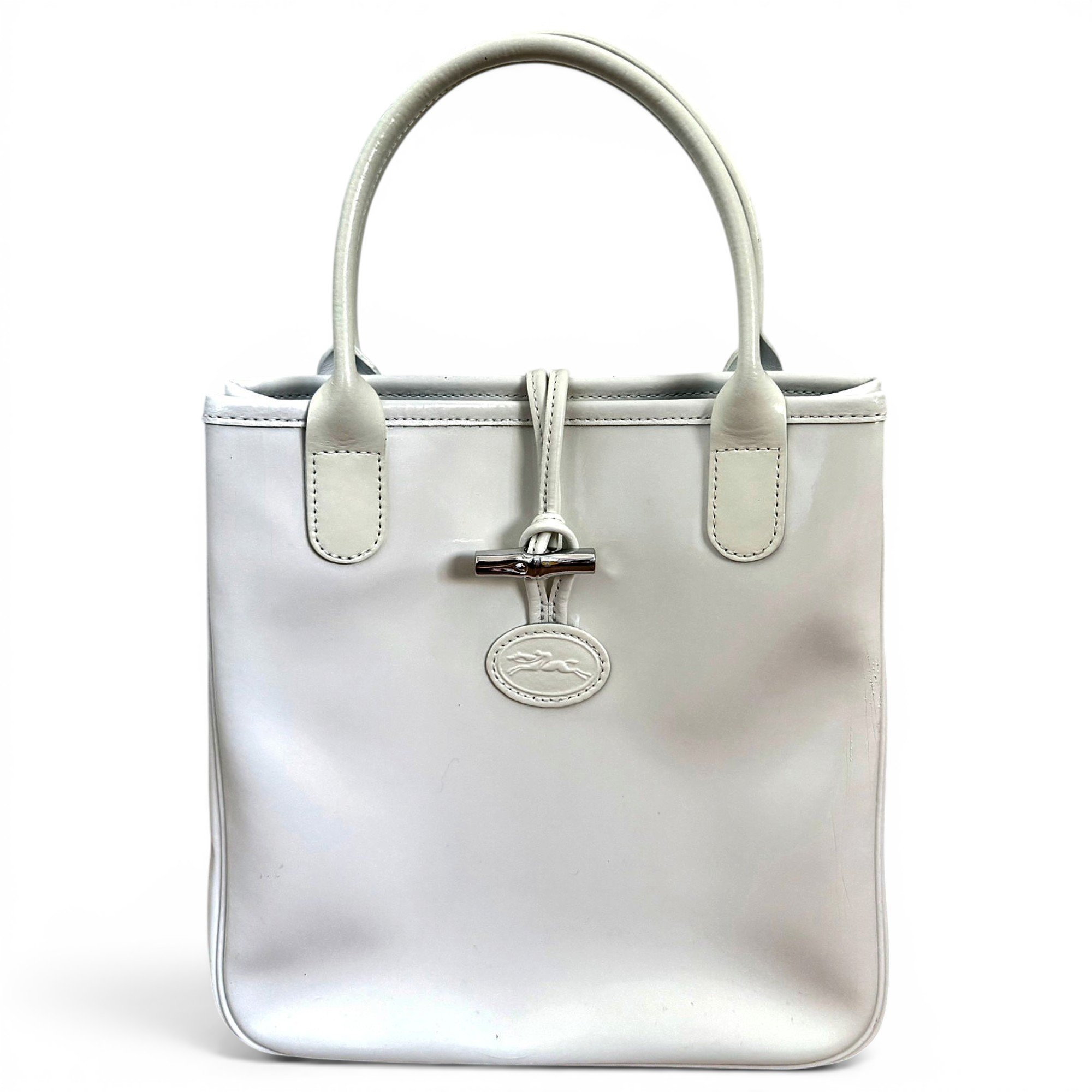 Roseau patent leather handbag