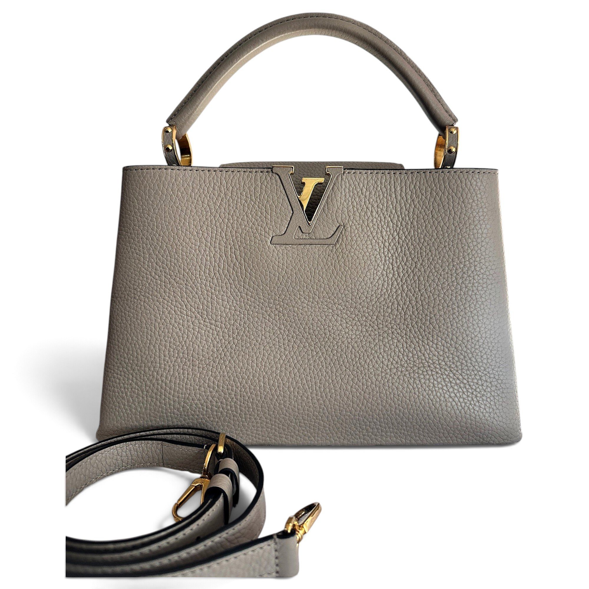 Capucines leather handbag