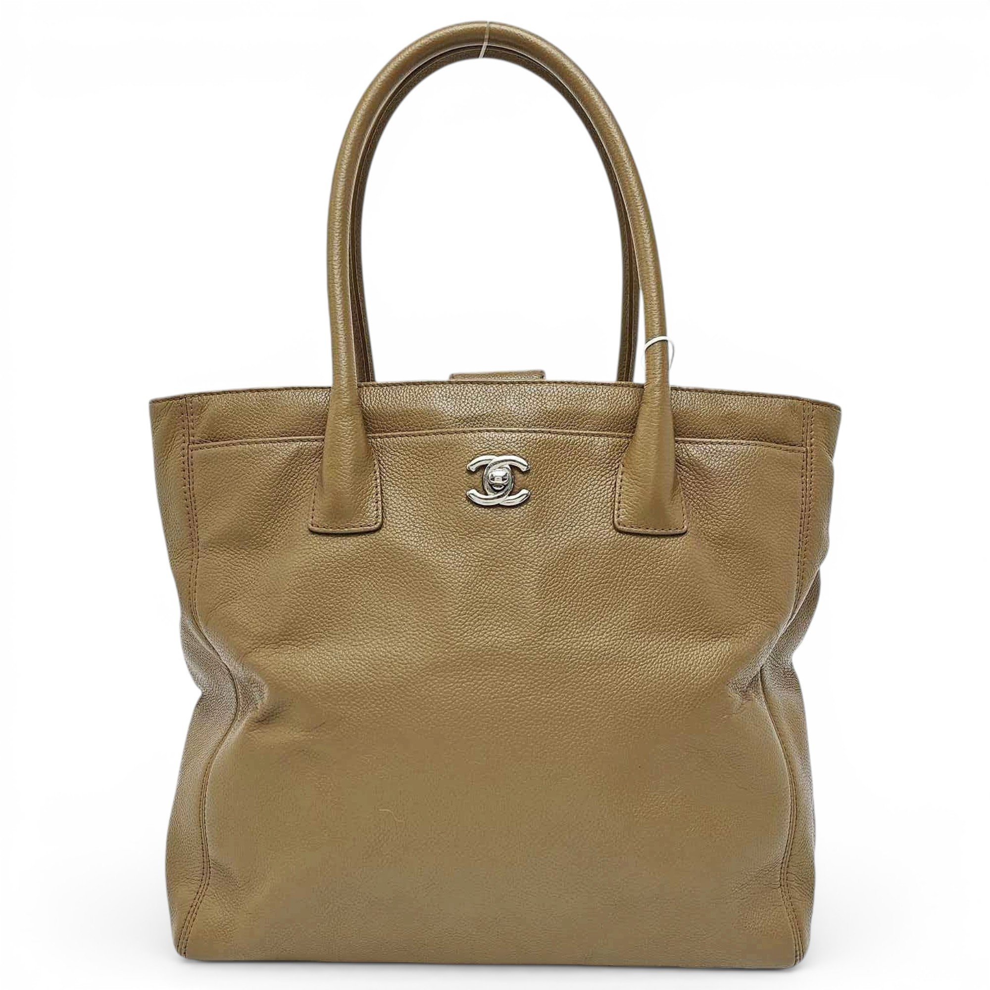 Executive leather tote