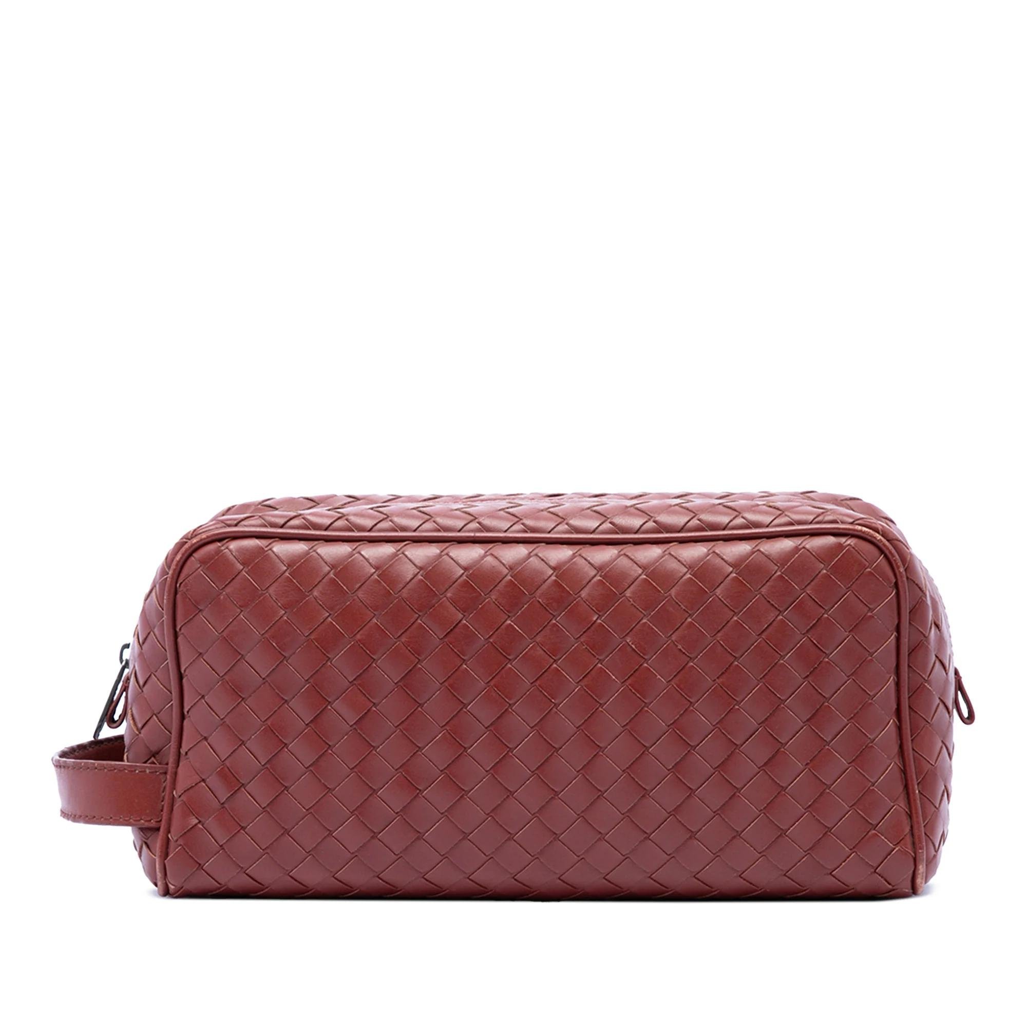 Pouch leather handbag