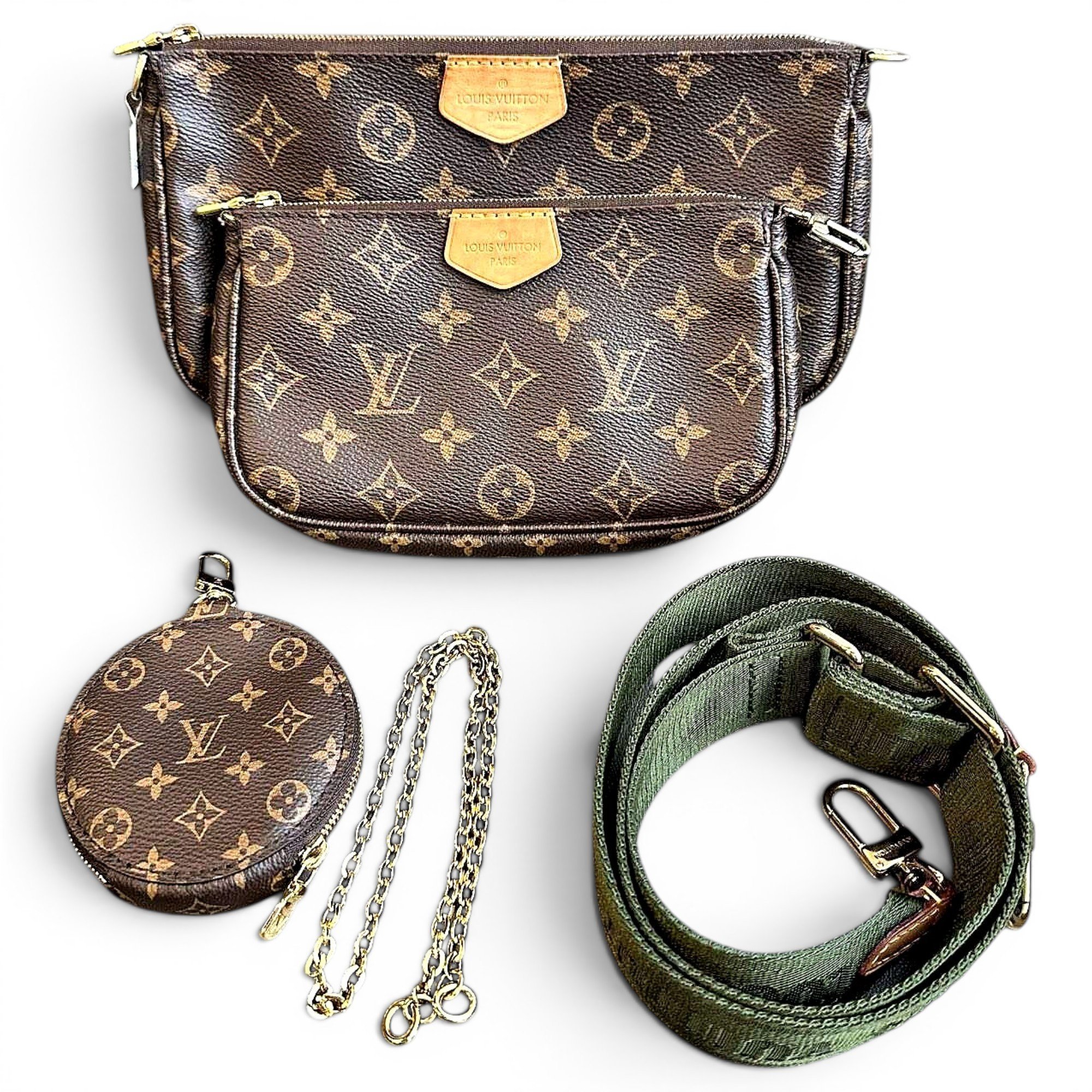 Multi Pochette Accessoires leather handbag