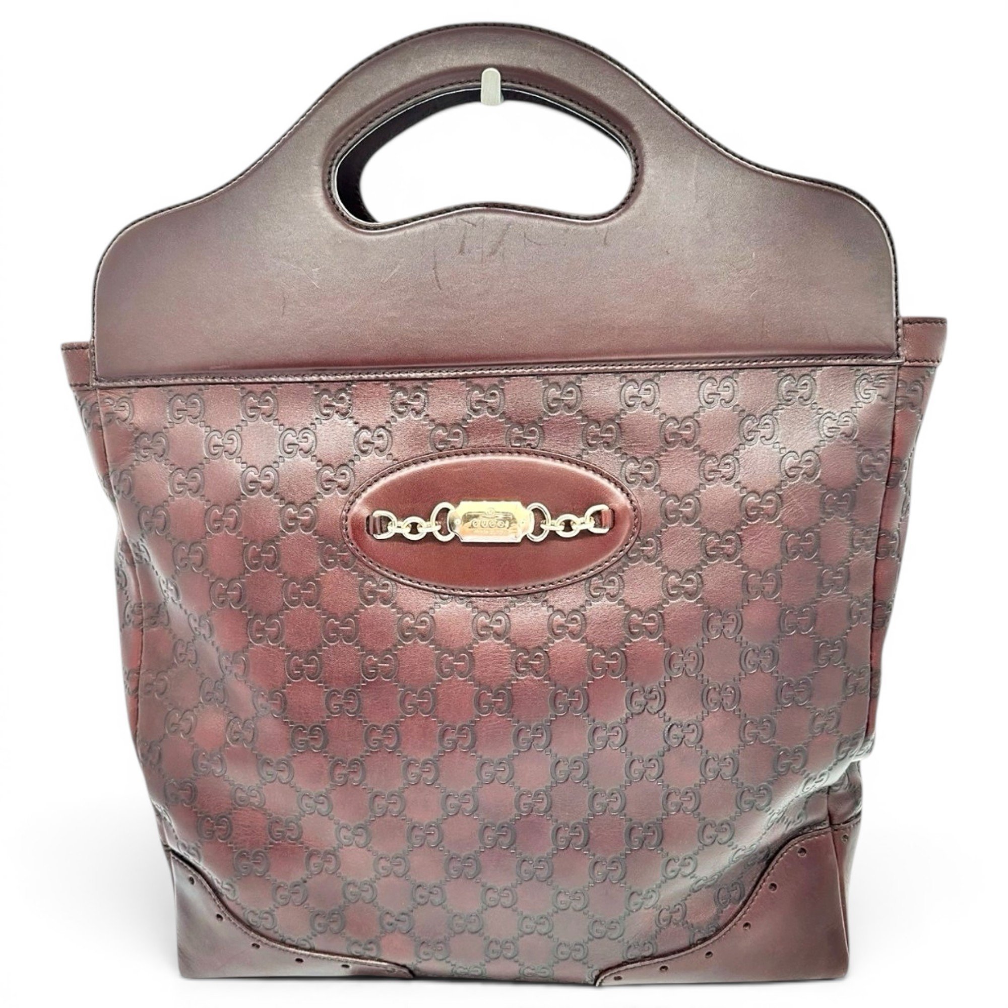 Stirrup leather tote