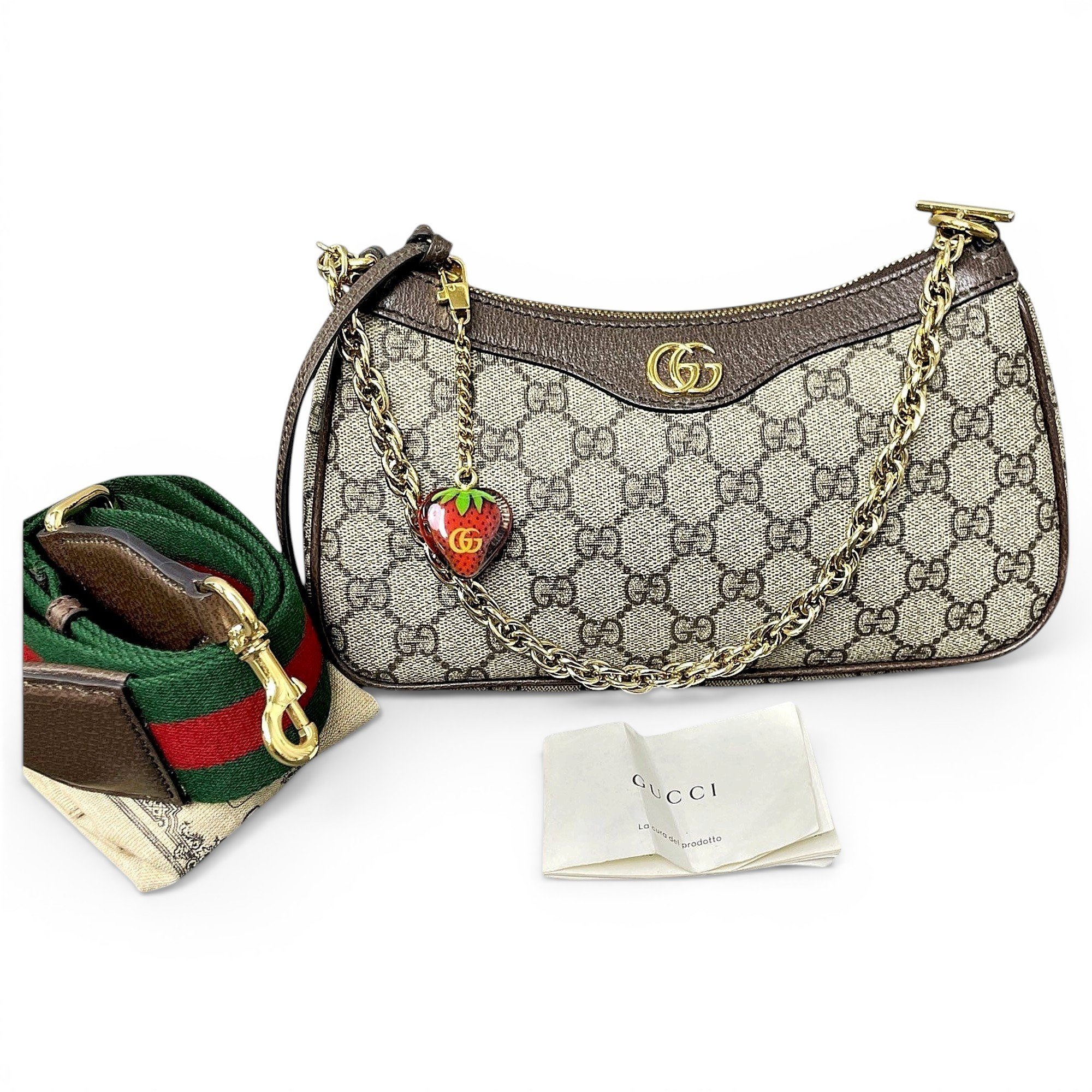 Ophidia leather handbag