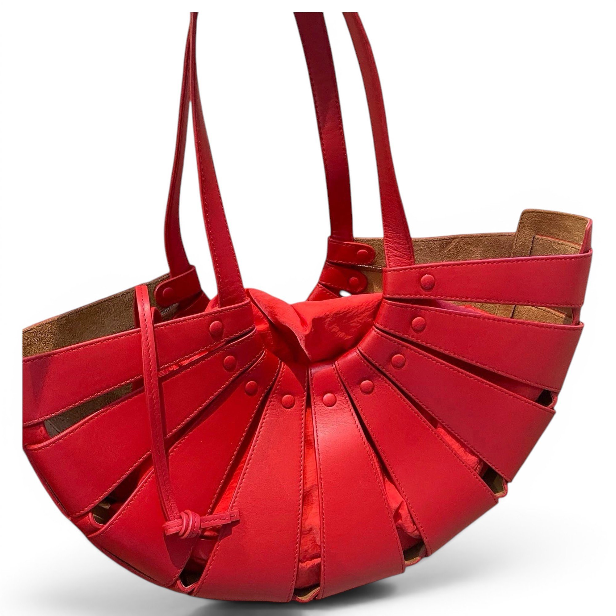 Leather handbag