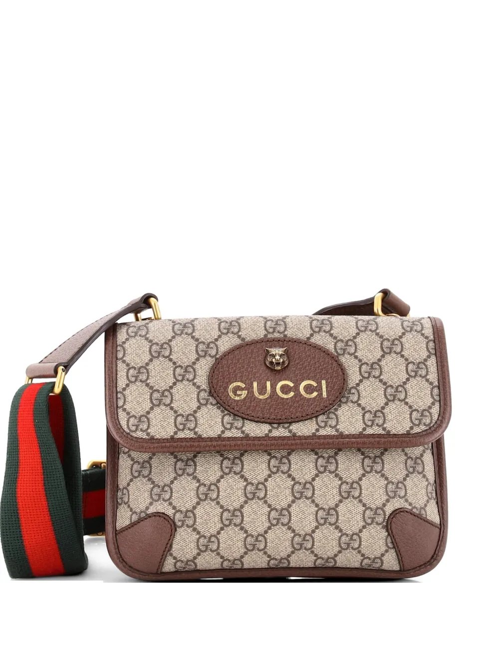 Neo Vintage Flap Messenger GG Coated Canvas Small crossbody bag
