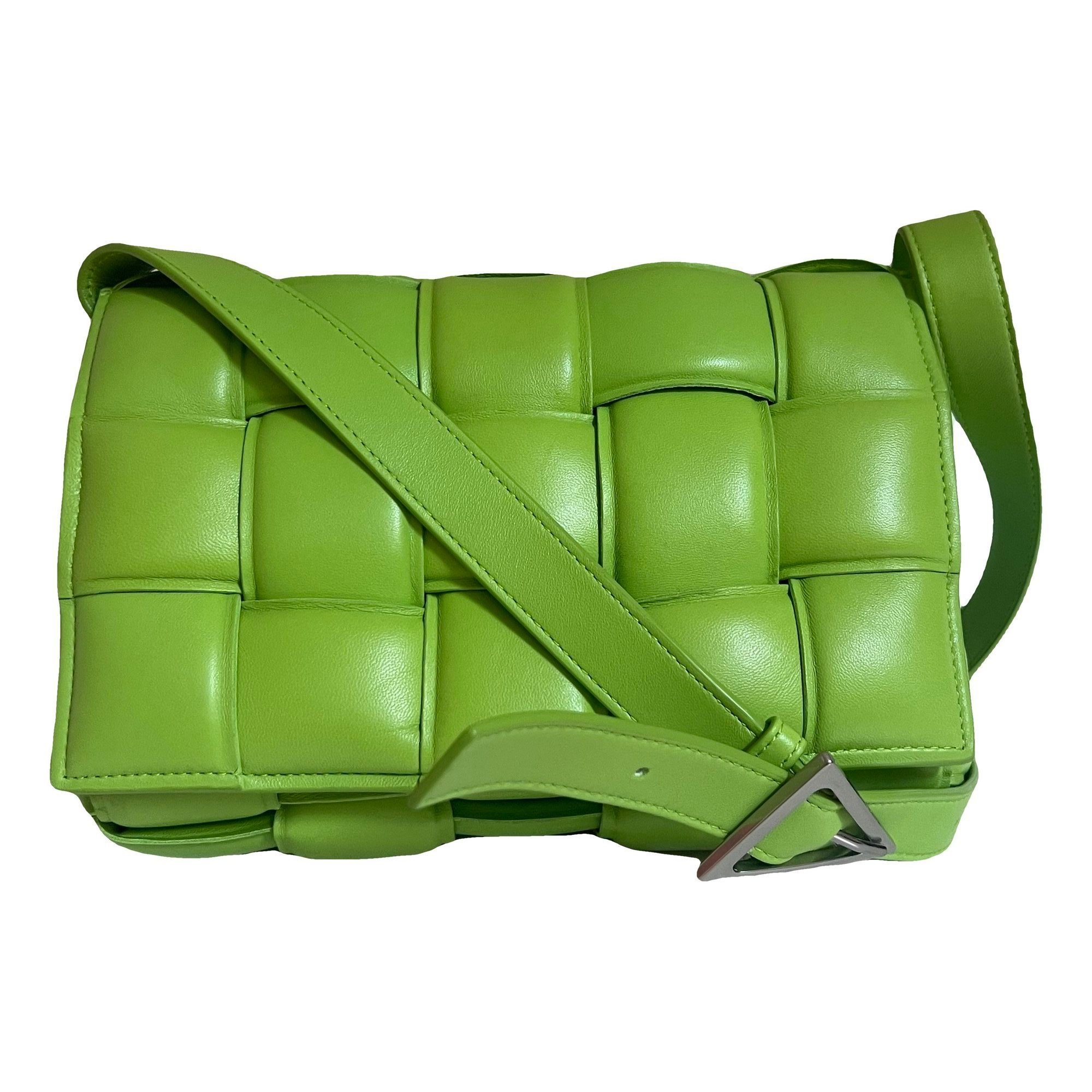 Cassette Padded leather handbag