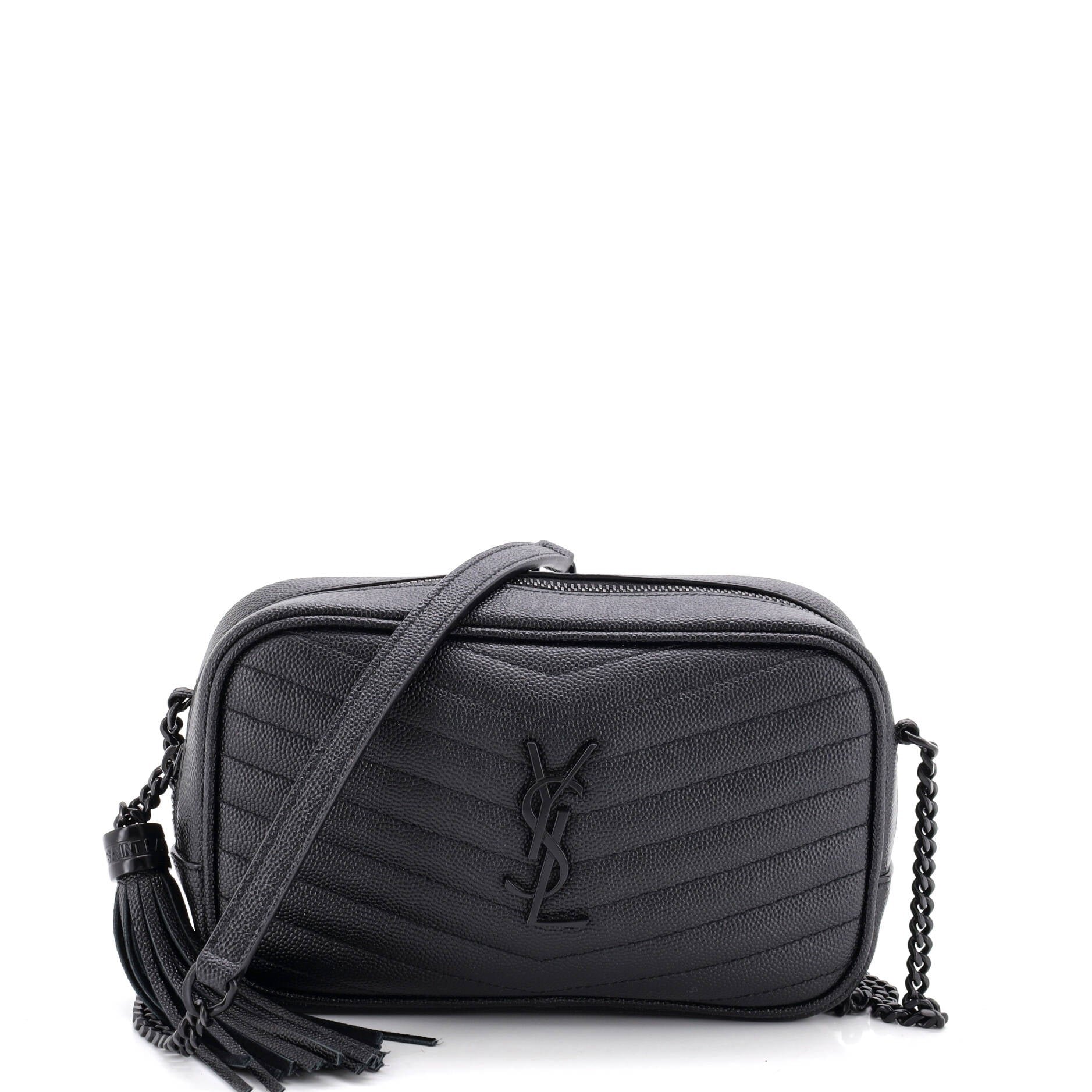 Lou Camera Bag Matelasse Chevron Leather Mini