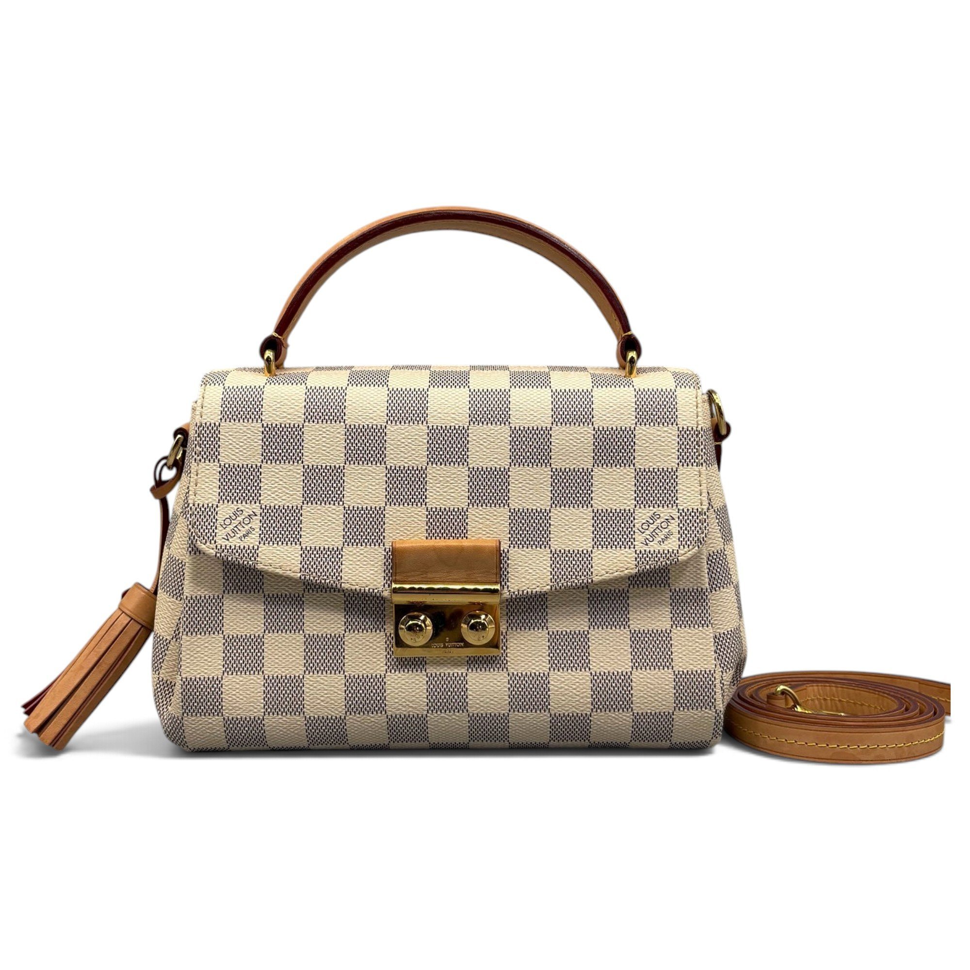 Croisette leather handbag