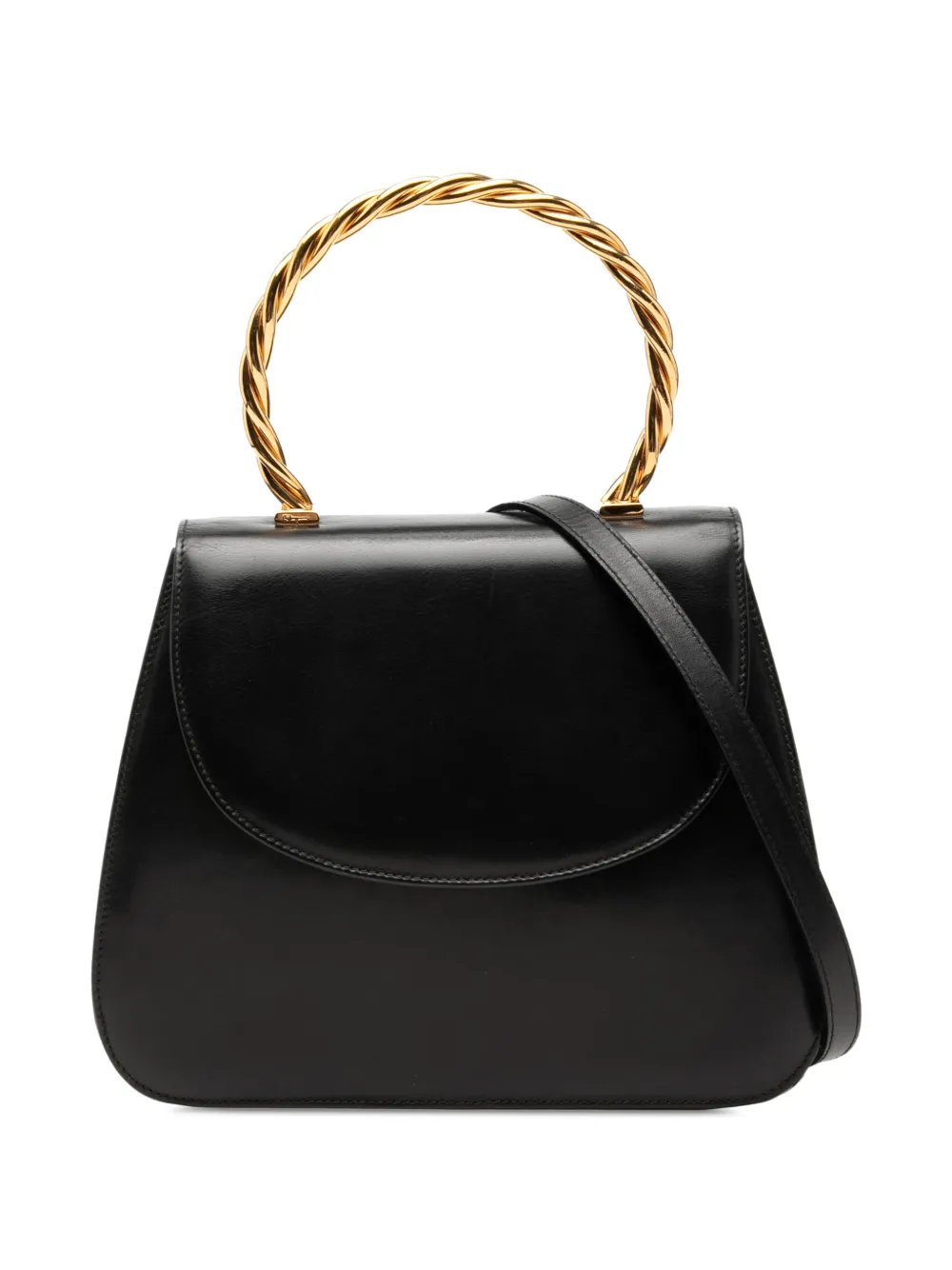 2010-2026 Calfskin Metal Top Handle Bag satchel