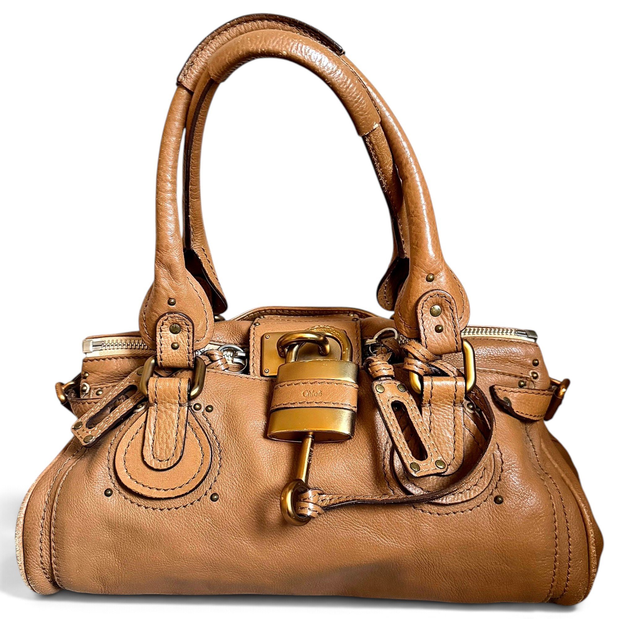 Paddington, Zip leather handbag