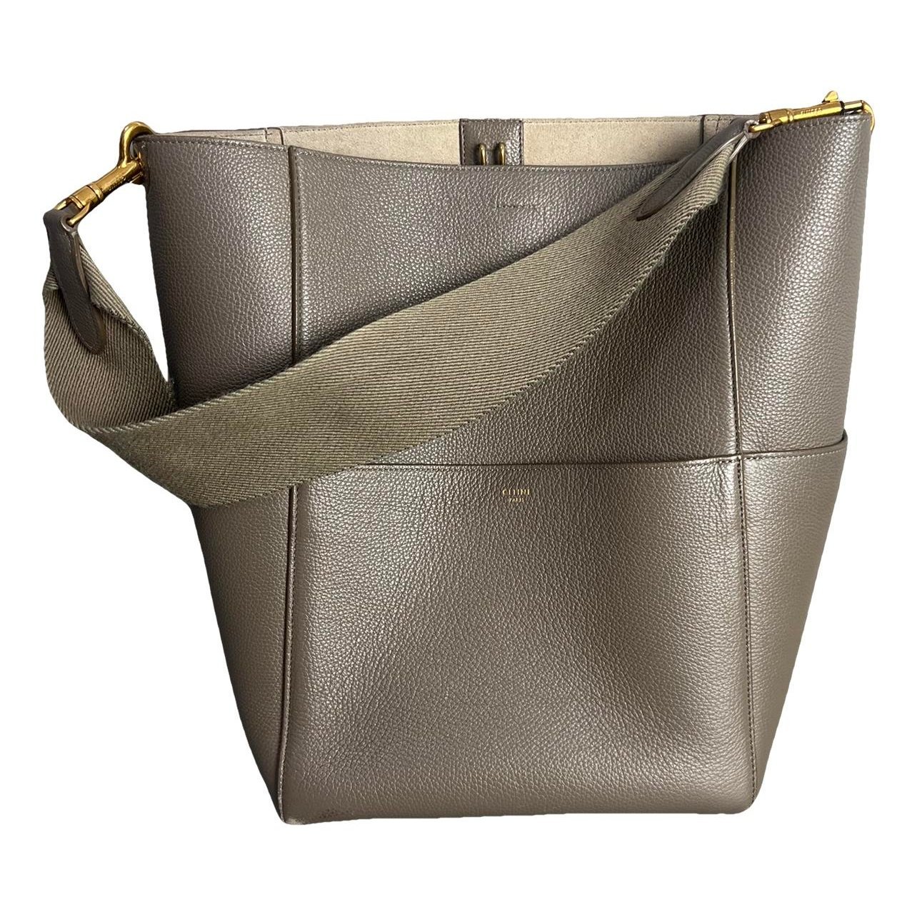 Seau Sangle leather tote