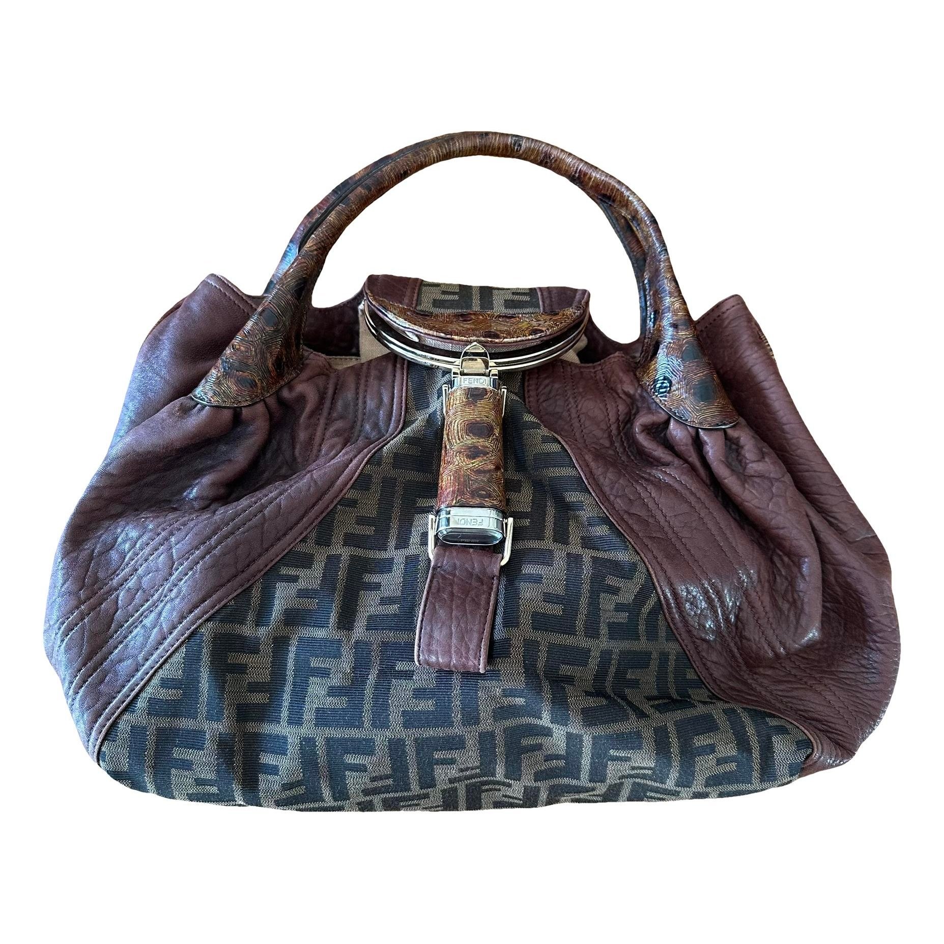 Spy leather handbag