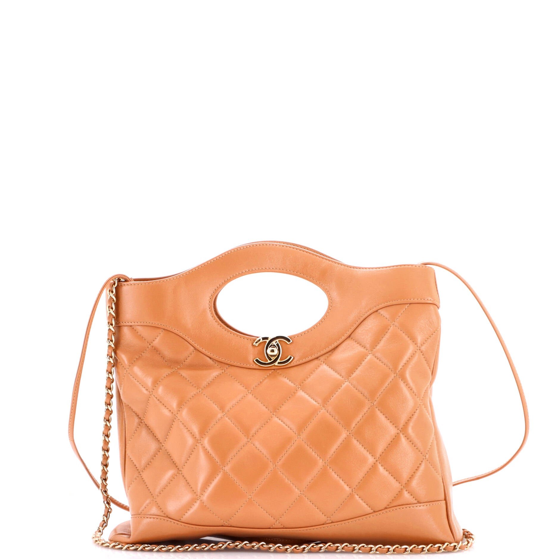 31 Shopping Bag Quilted Calfskin Tall