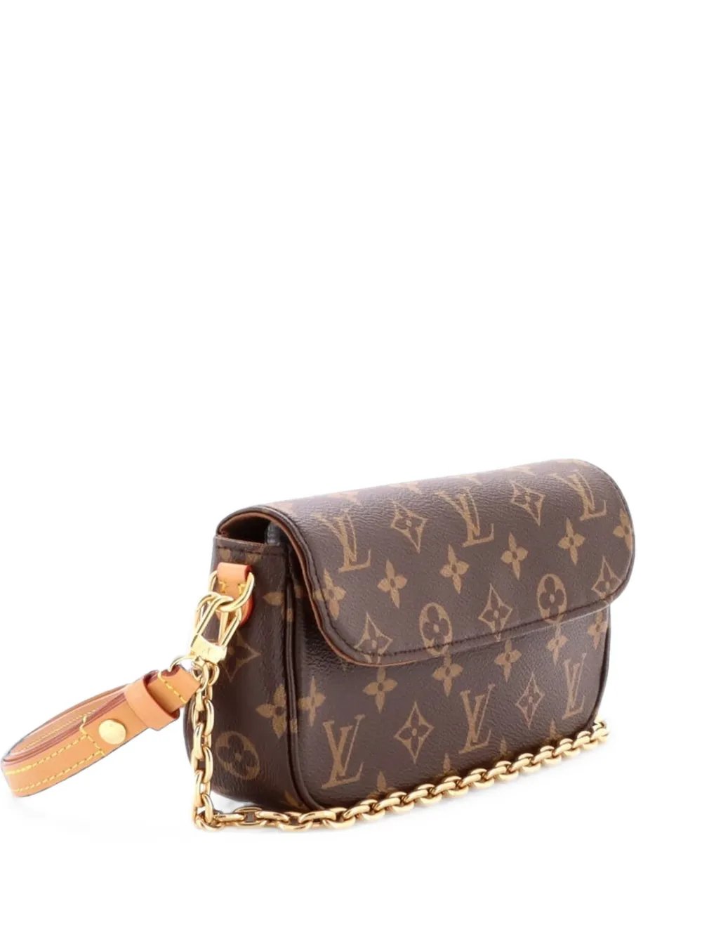 Ivy Wallet on Chain Monogram Canvas shoulder bag