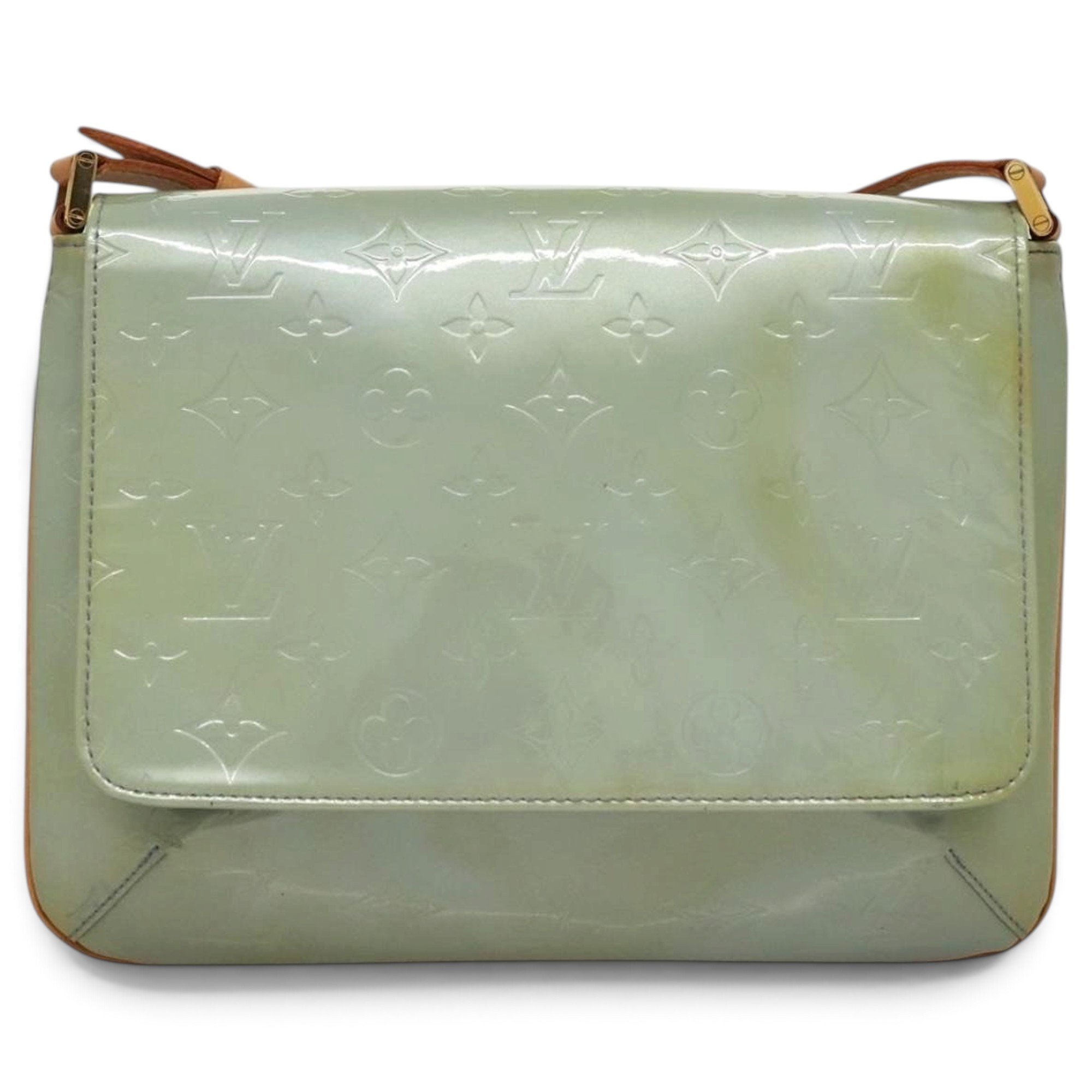 Thompson patent leather handbag