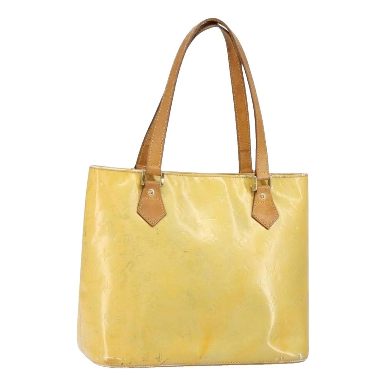 Patent leather handbag