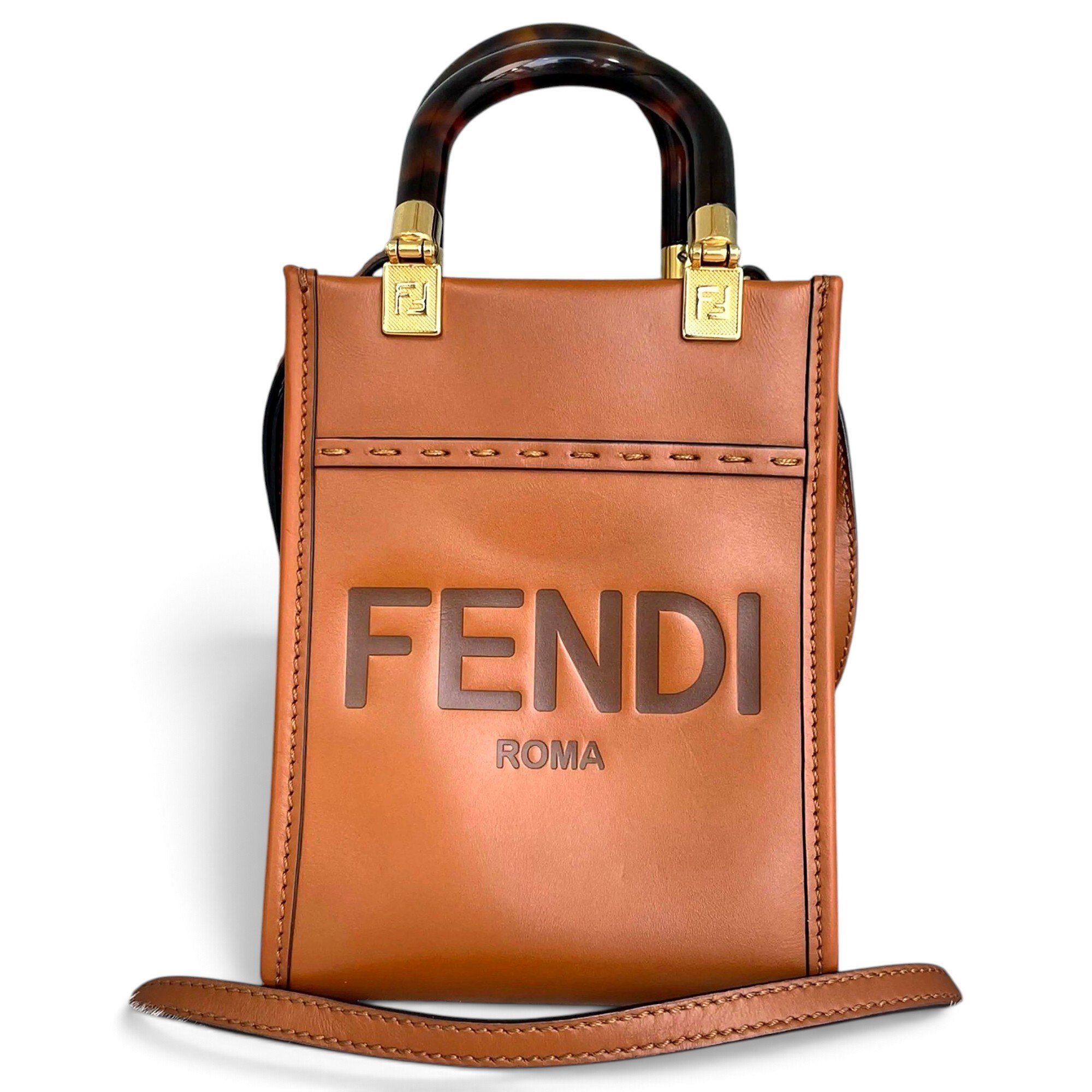 Sunshine leather tote