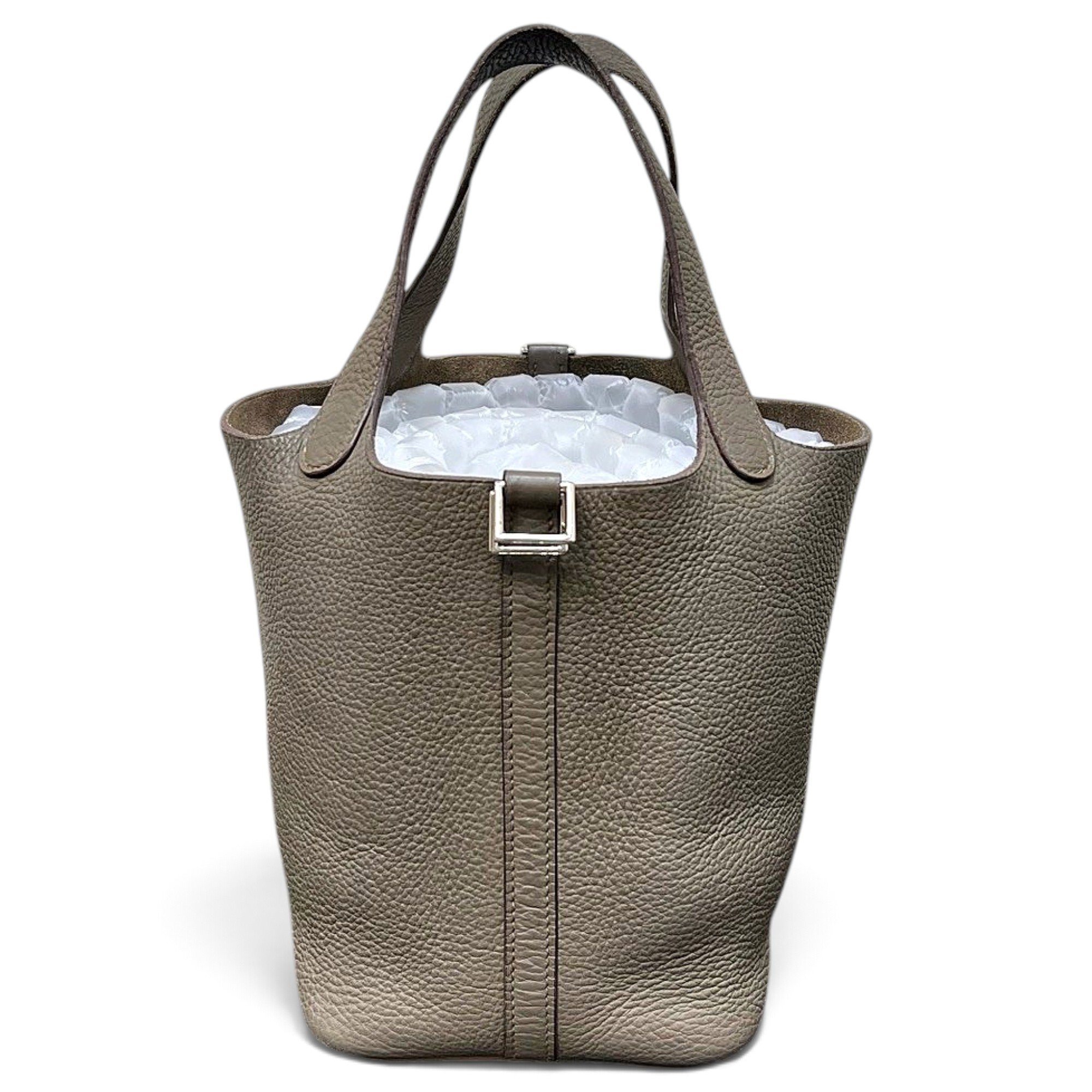 Picotin leather handbag
