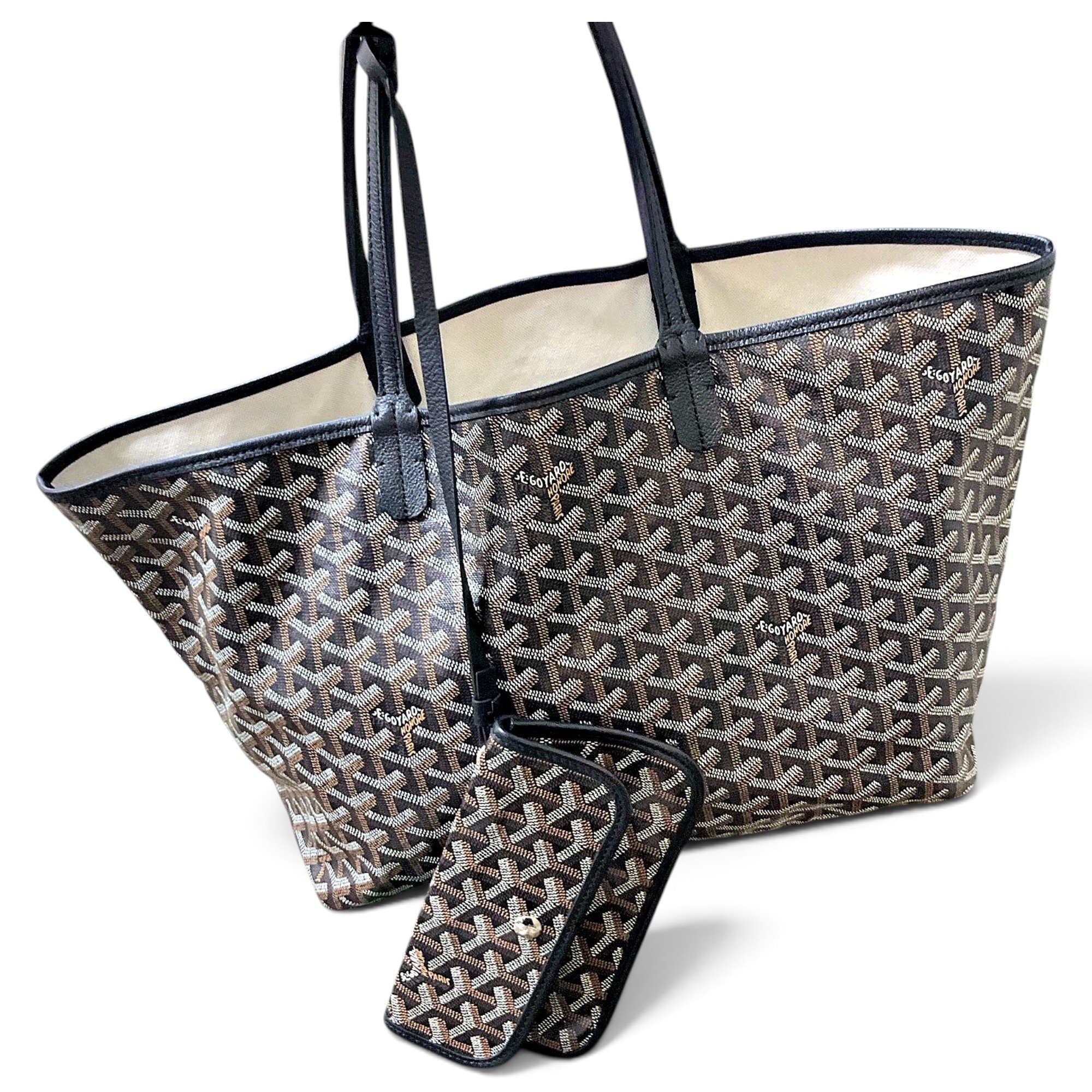 Goyard Saint-Louis cloth tote