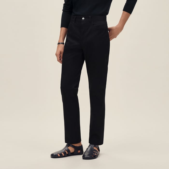 Noir Straight Cut Jeans