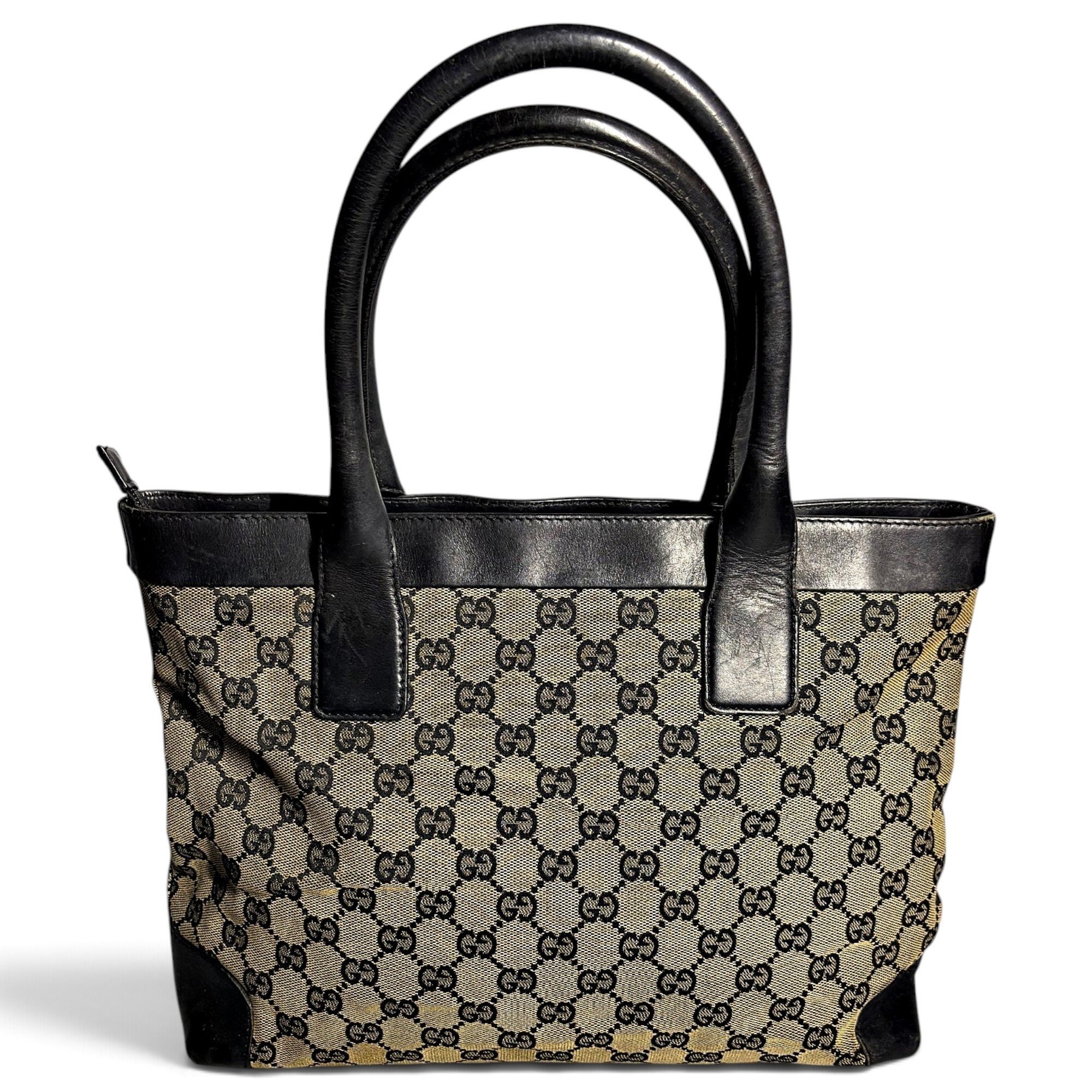 Leather tote
