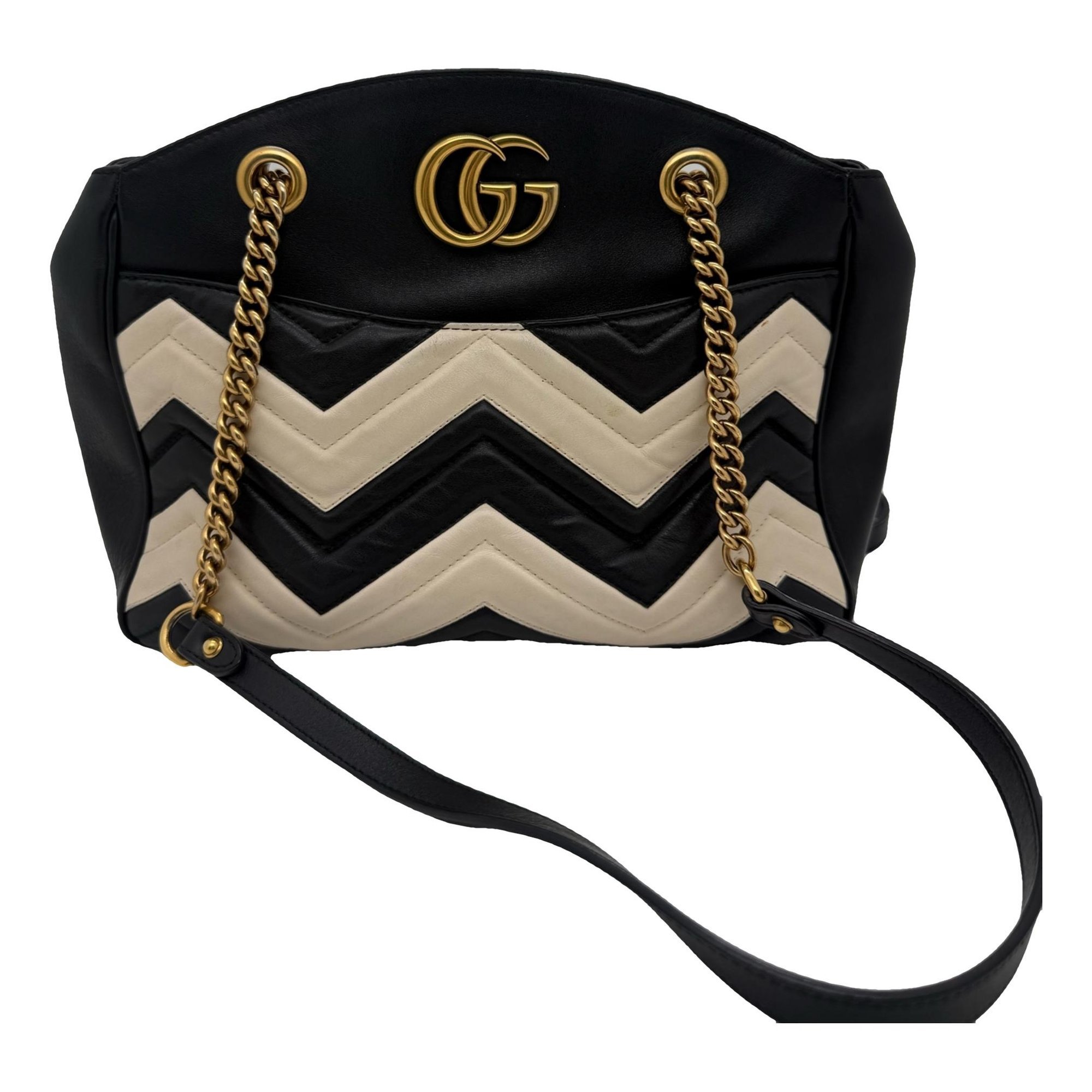 GG Marmont Chain Matelasse leather handbag