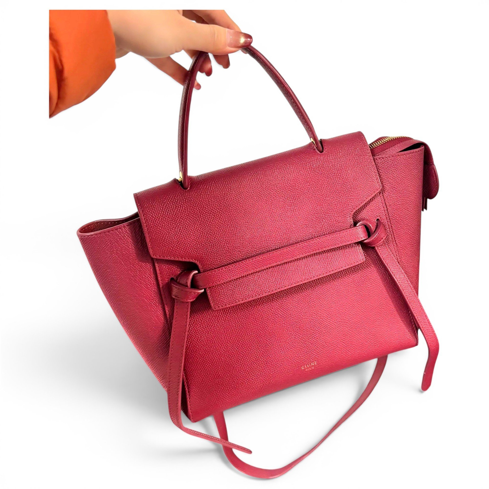 Celine Belt leather handbag
