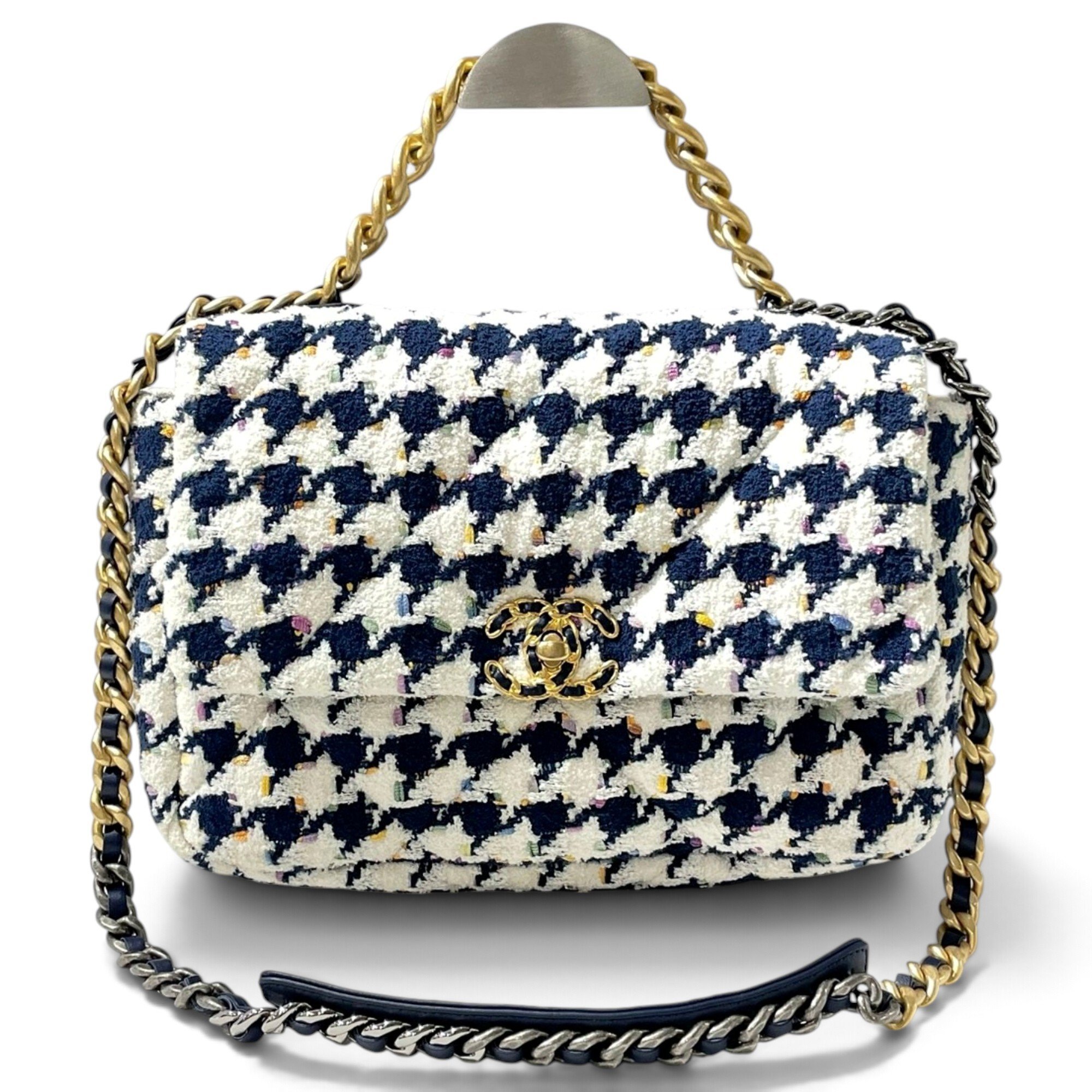 Chanel 19 tweed handbag